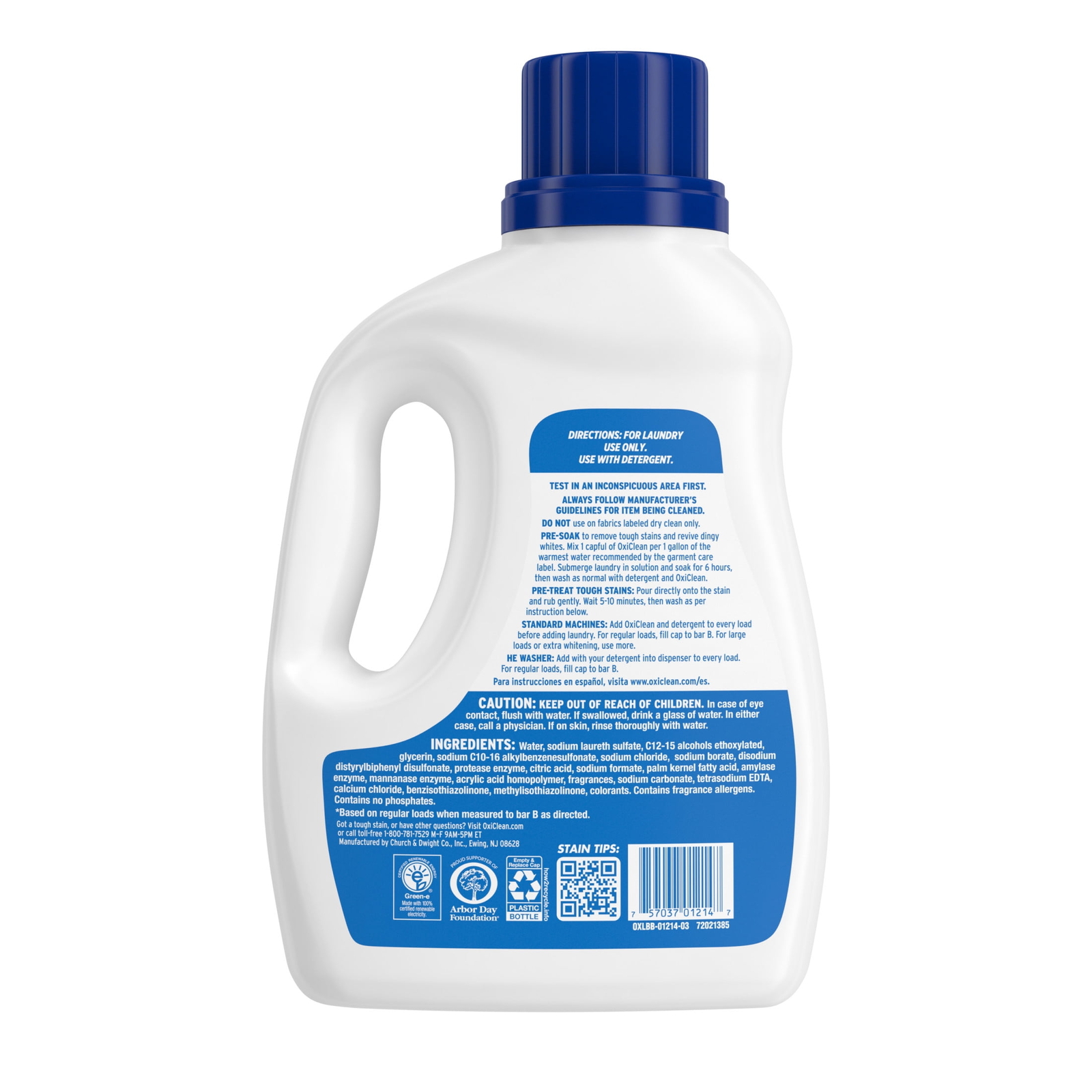White Revive Laundry Whitener and Laundry Stain Remover Liquid, 66 fl oz