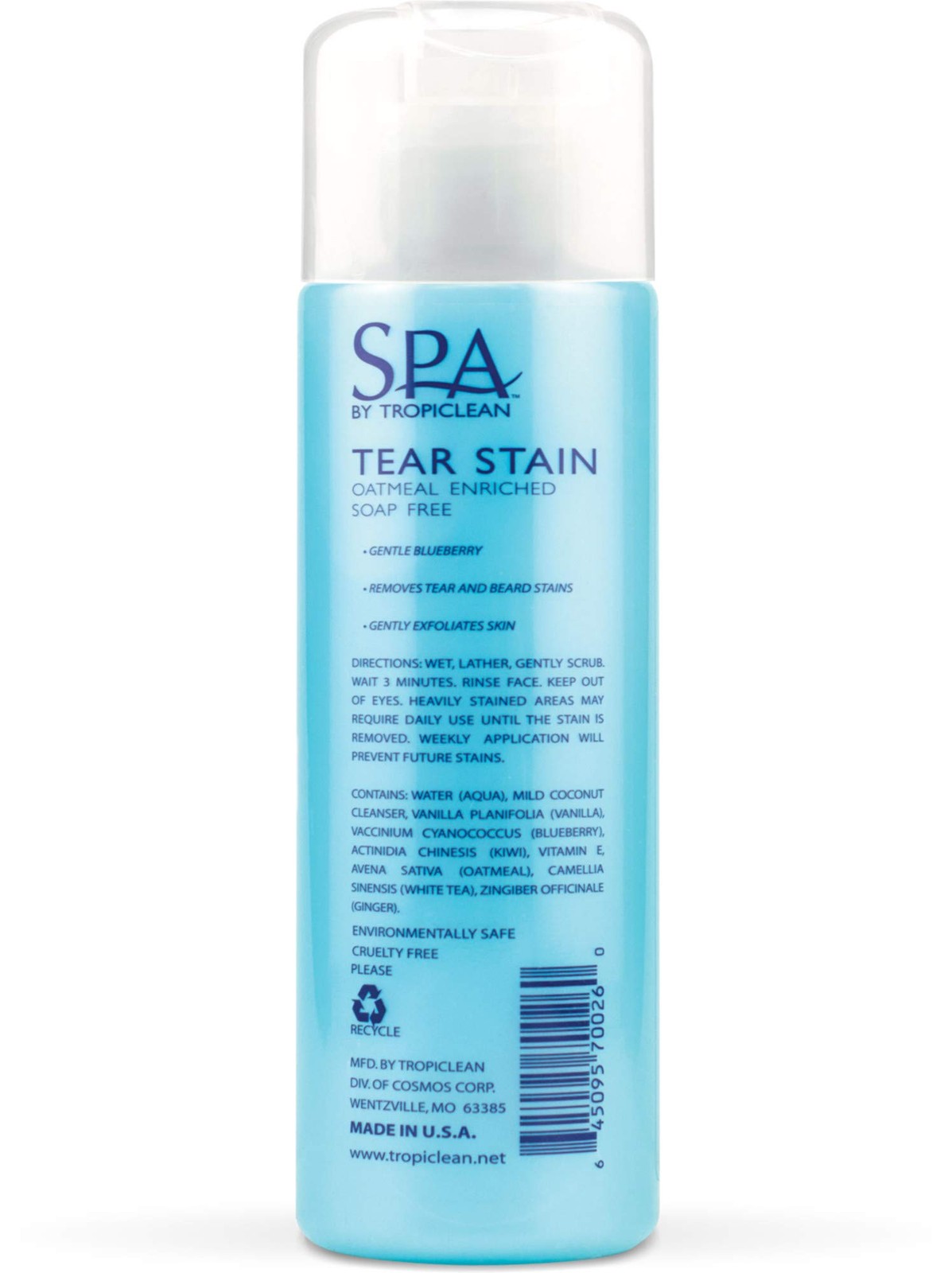 TROPICLEAN SPA Tear Stain Remover 8oz
