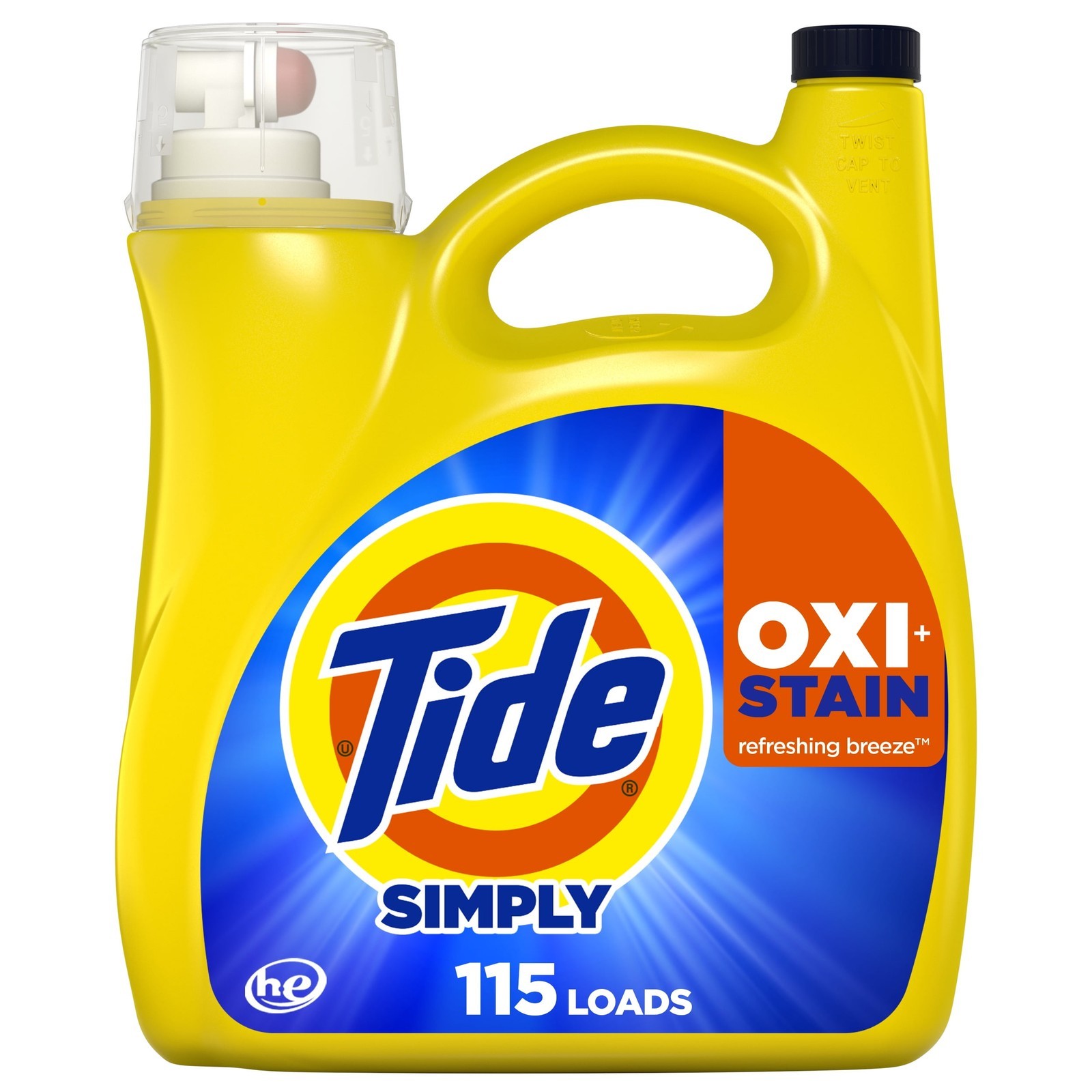 Simply Oxi Boost Ultra Stain Release Refreshing Breeze Scent 162 fl oz 115 Loads