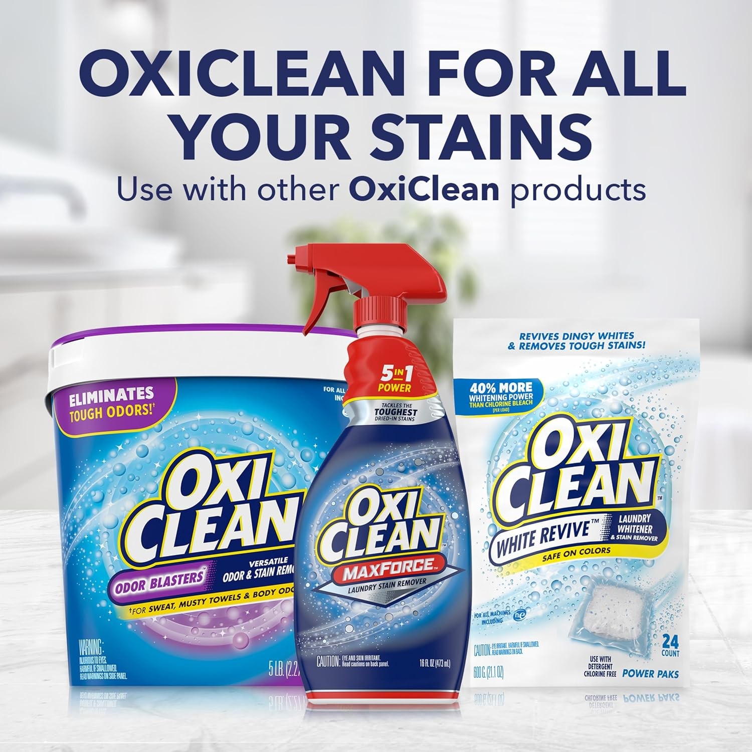 OxiClean Max Force Laundry Stain Remover Spray, 12 Fl. Oz, 3-Pack​