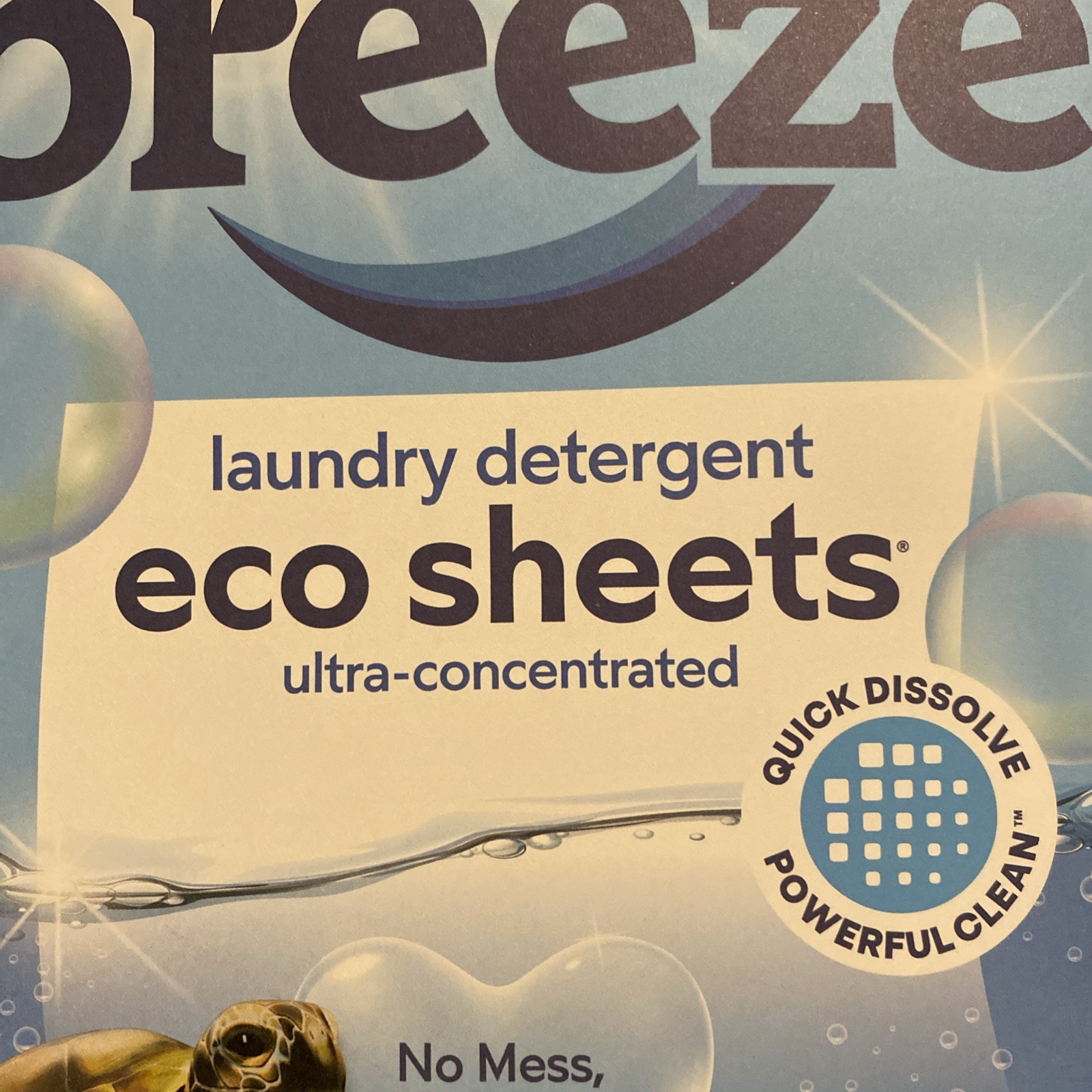 Earth Breeze Laundry Detergent Sheets Fresh Scent 30 Sheets 60 Loads Lot of 3