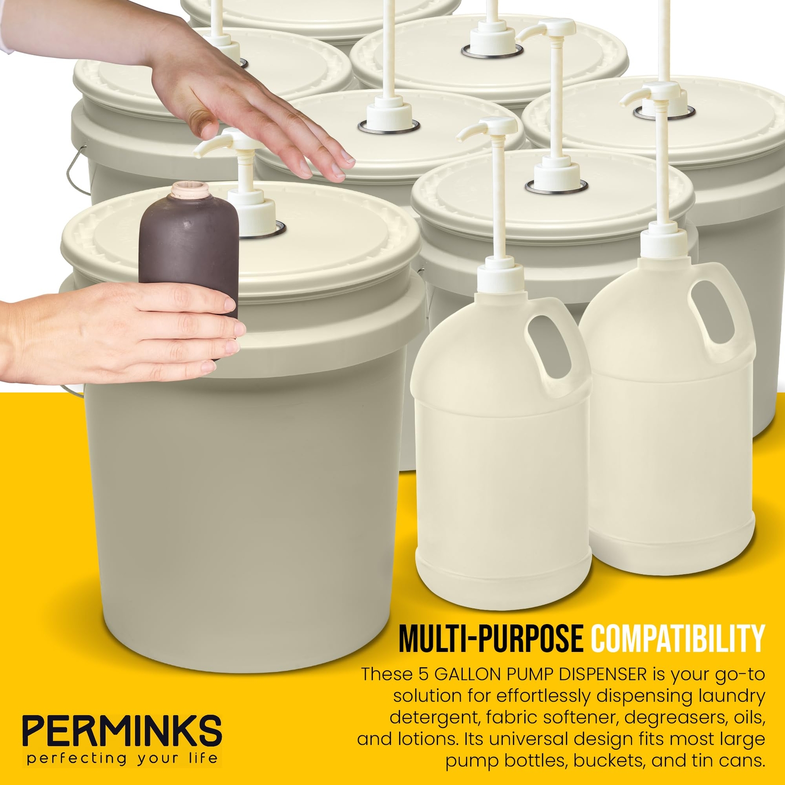 5 Gallon Pump Dispenser Pump for 5 Gallon Bucket Gallon Jug Laundry Soap Tool