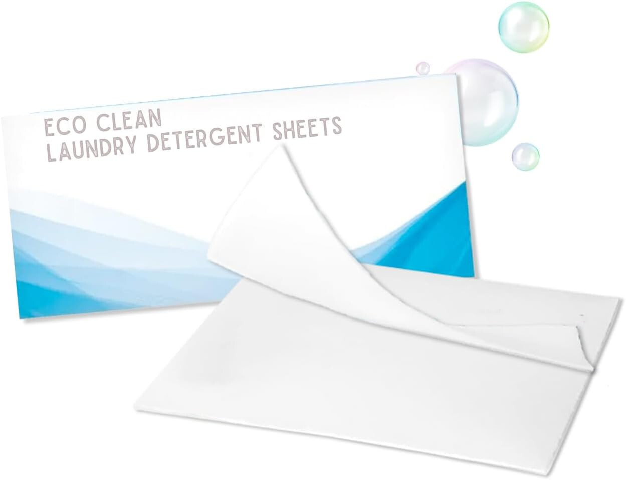 Laundry Detergent Sheets Concentrated Eco-Clean Made in USA
