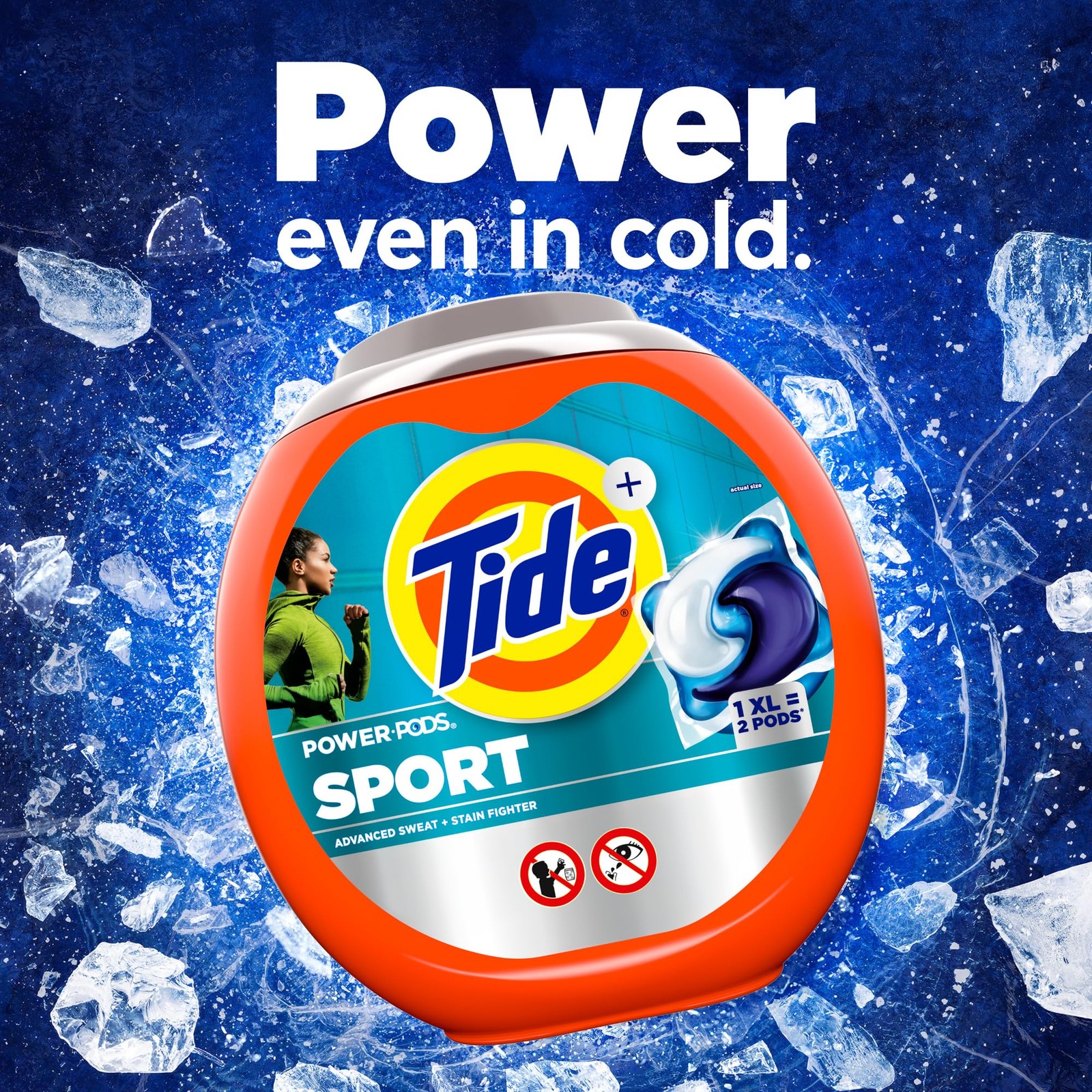 Tide Power Pods Plus Febreze Odor Eliminators 32 Count Laundry Detergent