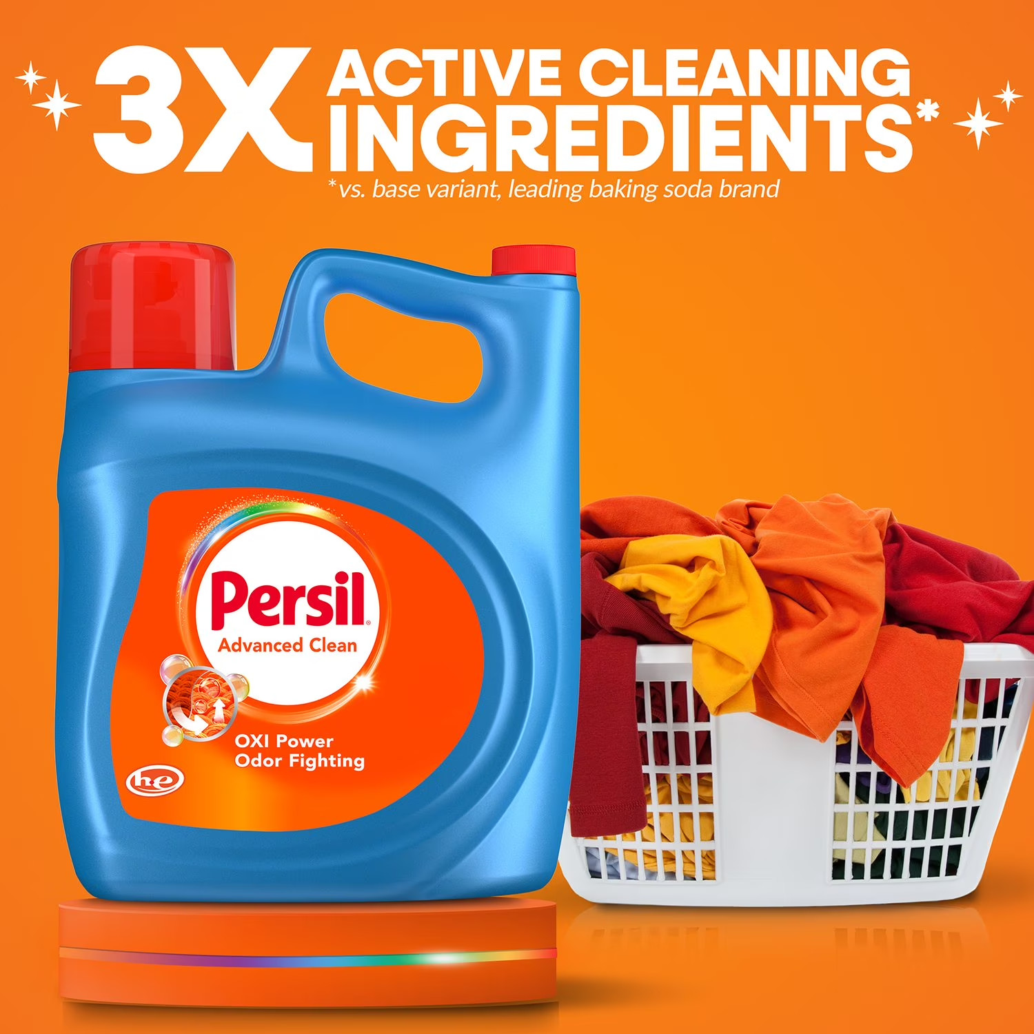 Persil Advanced Clean Oxi+Odor Laundry Detergent, 120 Loads (202 fl. oz.) 🧼