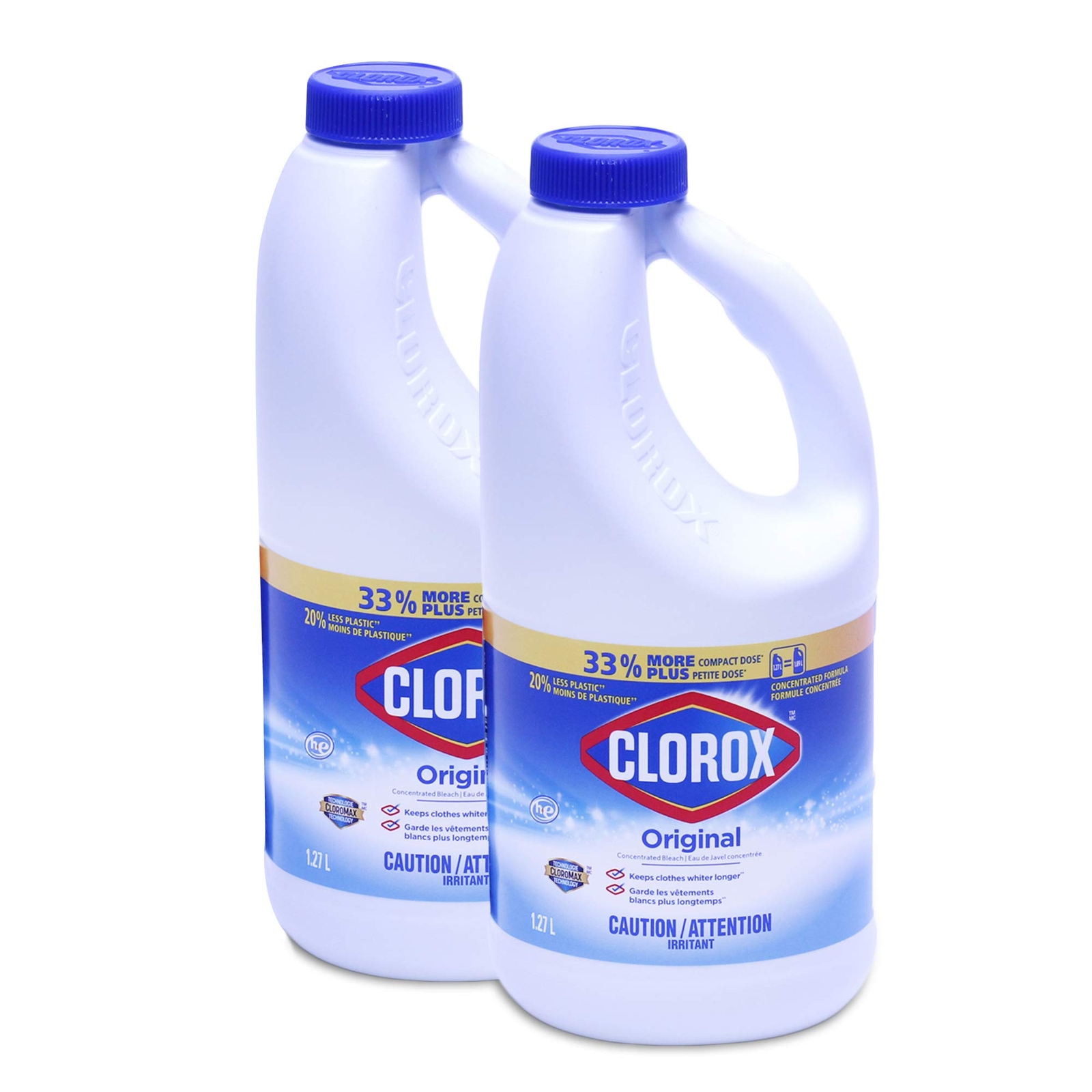Clorox Original Concentrated Bleach 2 Pack 43 Fl Oz Remove Tough Stains Clean