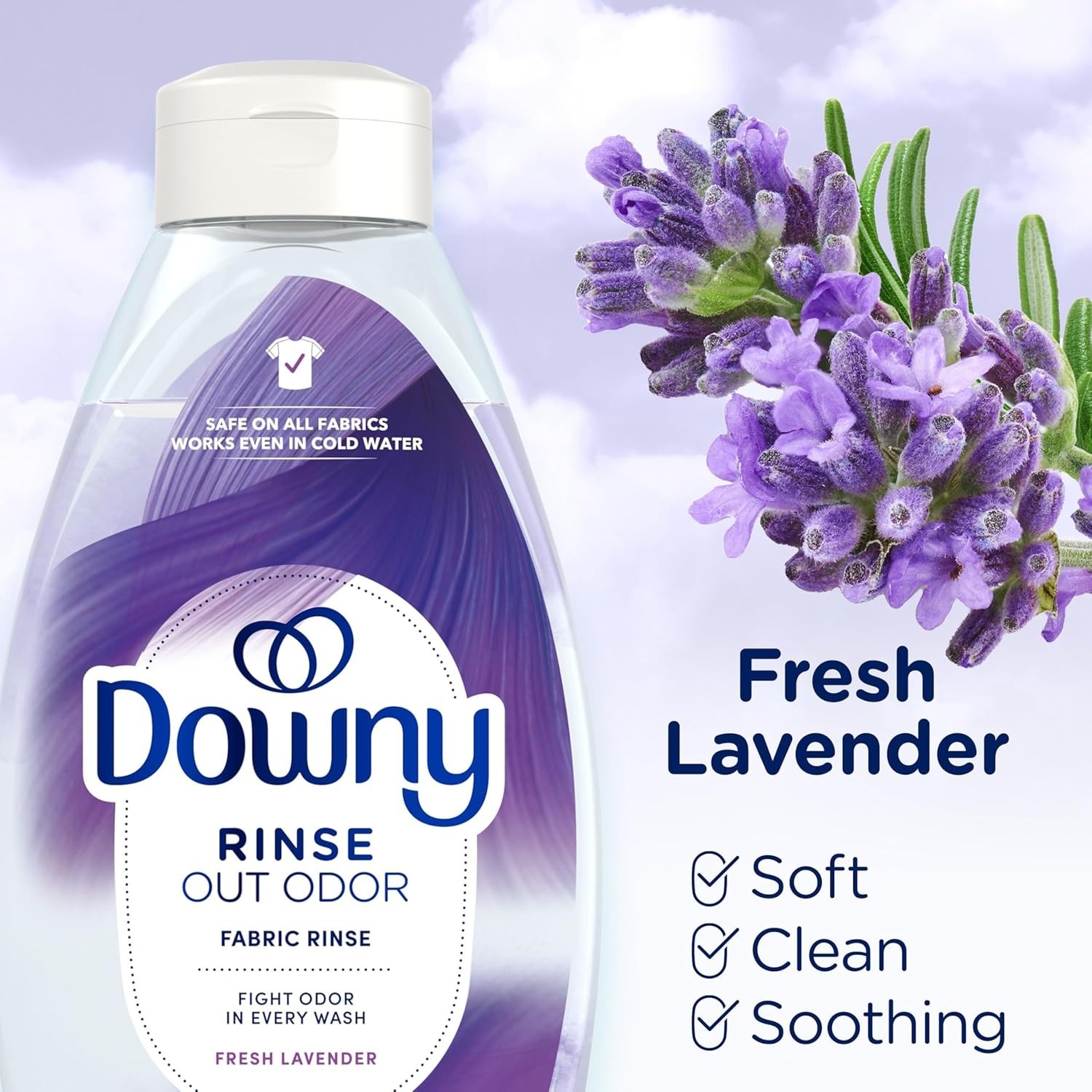 48 oz RINSE & REFRESH Lavender Fabric Softener and Odor Remover for All Fabrics