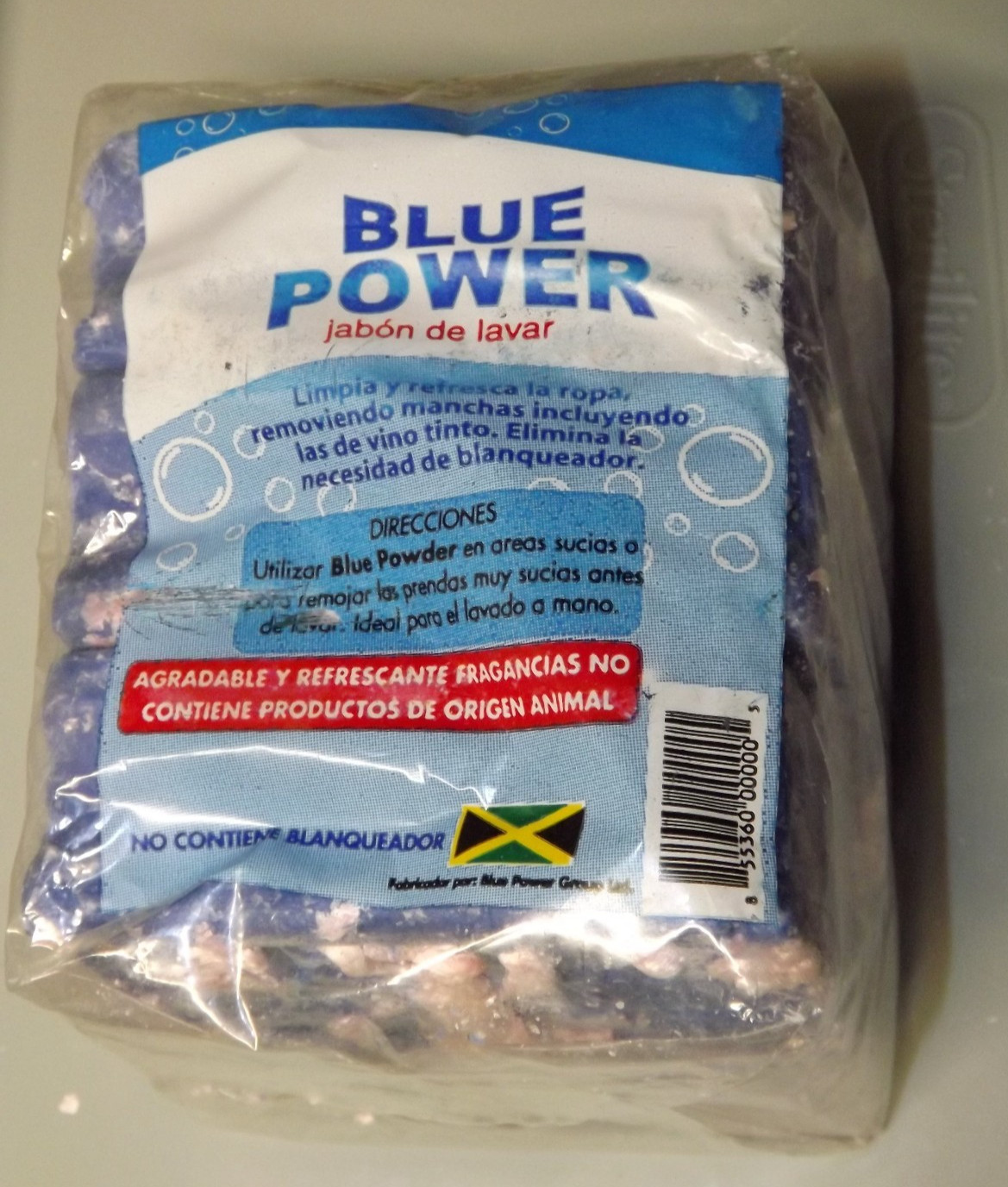 Blue Power jamaican Washing Laundry Cake Soap 3 Bars