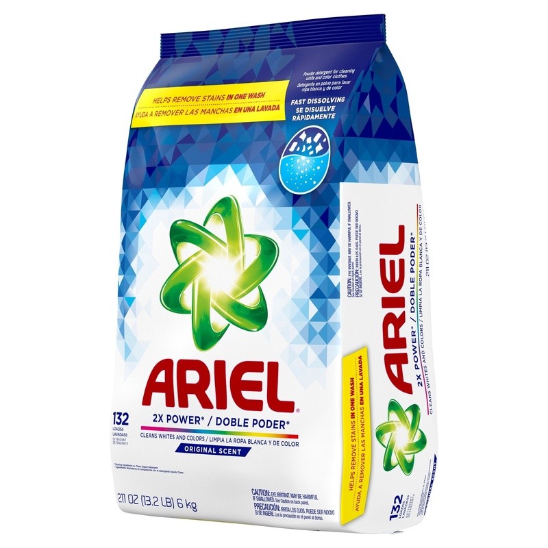 Powder Laundry Detergent Original Scent 6KG 132 Loads Heavy Duty Stain Removal