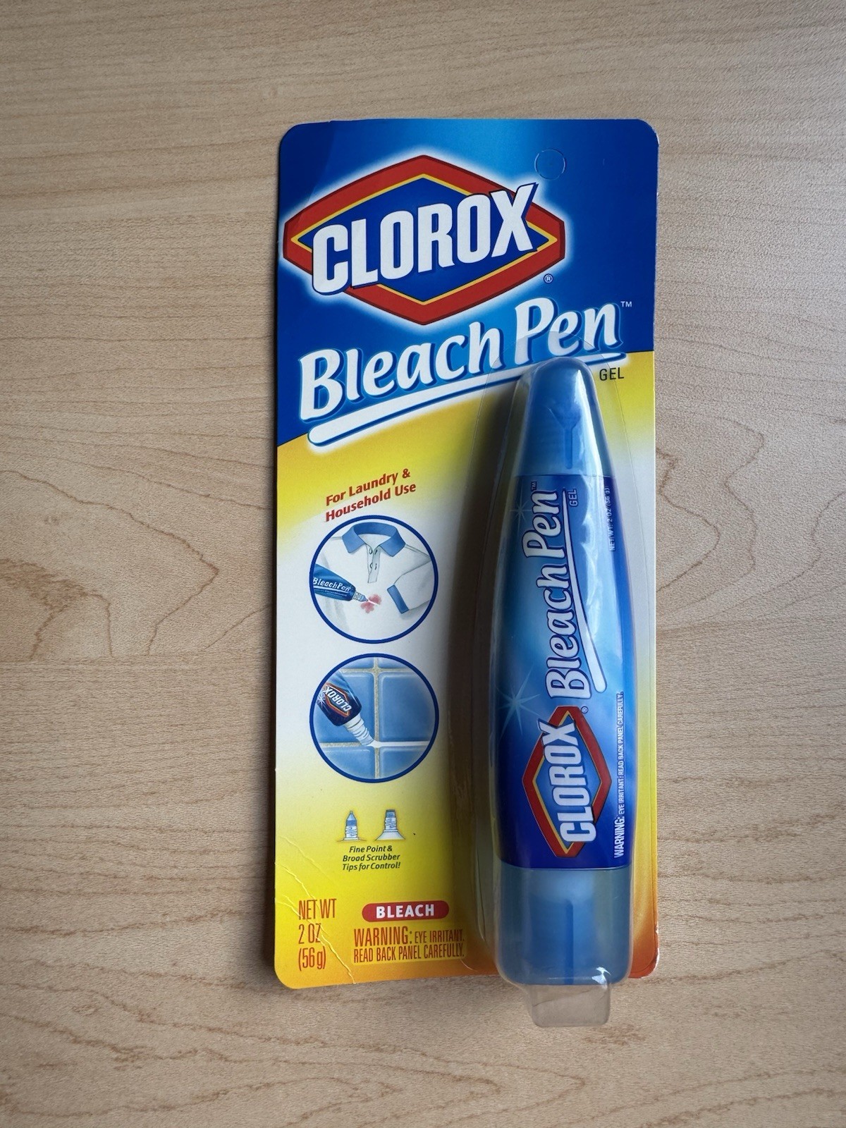 Clorox Bleach Pen DUAL TIP 2oz 56g NEW NIP