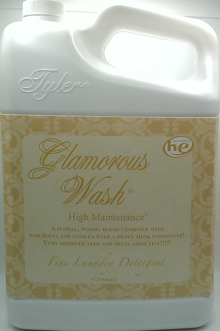 Tyler Candle – High Maintenance – Fine Wash Laundry Detergent 1 Gallon Free Ship