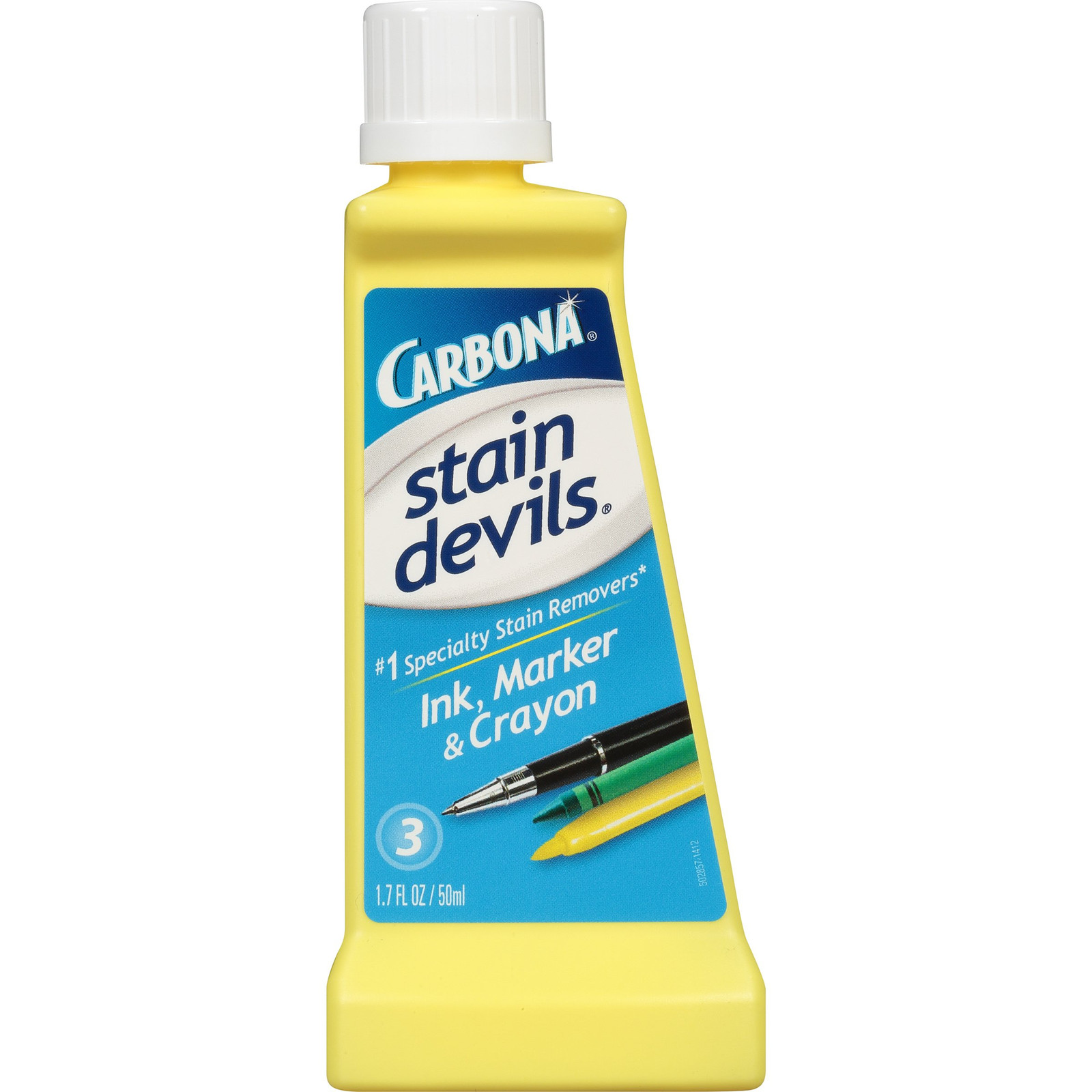 Stain Devils 3 Ink Stain Remover 1.7 fl oz for Ball Point Crayon Felt Tip