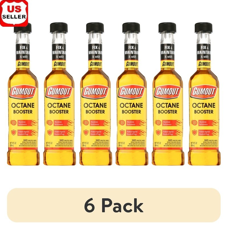 Octane Booster 6 Pack 10oz Fuel Additive Stops Knocks Enhances Performance New