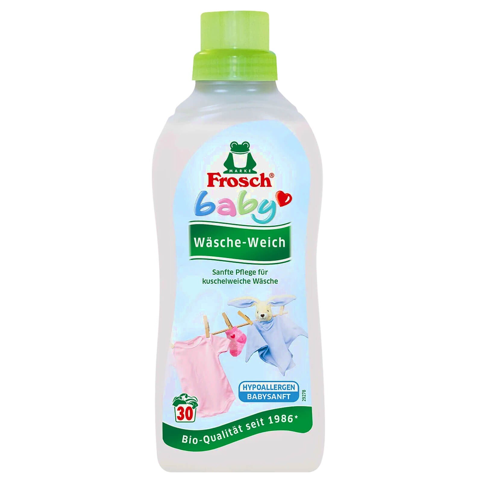 Frog Baby Laundry Soft Gentle Care Liquid 750ml 30 WL 20 -95°C Skin-Friendly