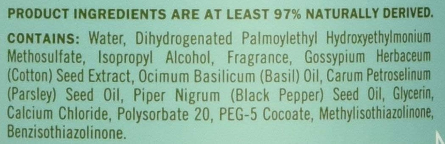 Soft & Fresh Fabric with Mrs. Meyer’s Basil Scented Liquid Softener, 192 Loads