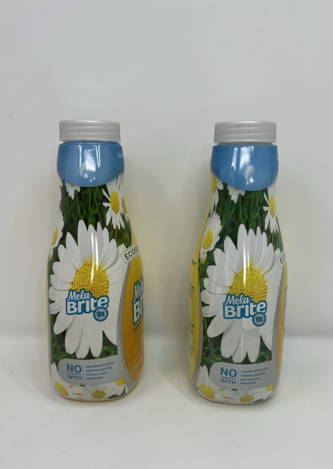 2pk Ecosense Mela Brite Color Booster 9x Laundry Detergent Scent-Free 32oz New