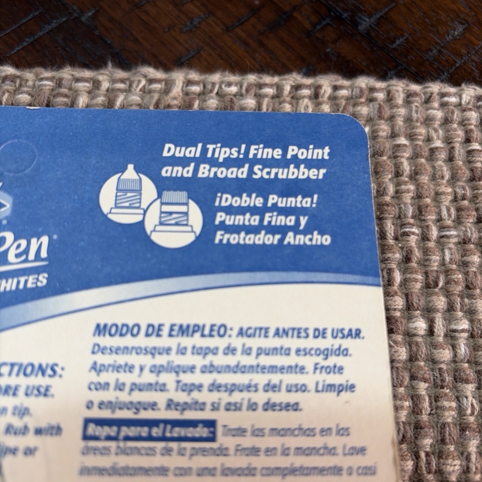 Clorox Bleach Pen Gel for Whites Laundry 2oz Dual-Tipped Discontinued New