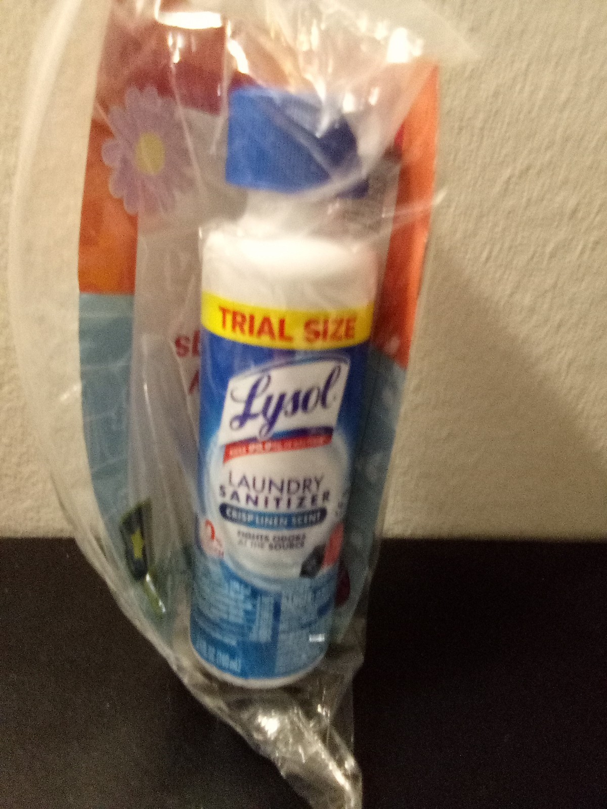 Lysol Laundry Sanitizer in Crisp Linen Scent, Trial Size 3.4oz, Still Sealed NEW