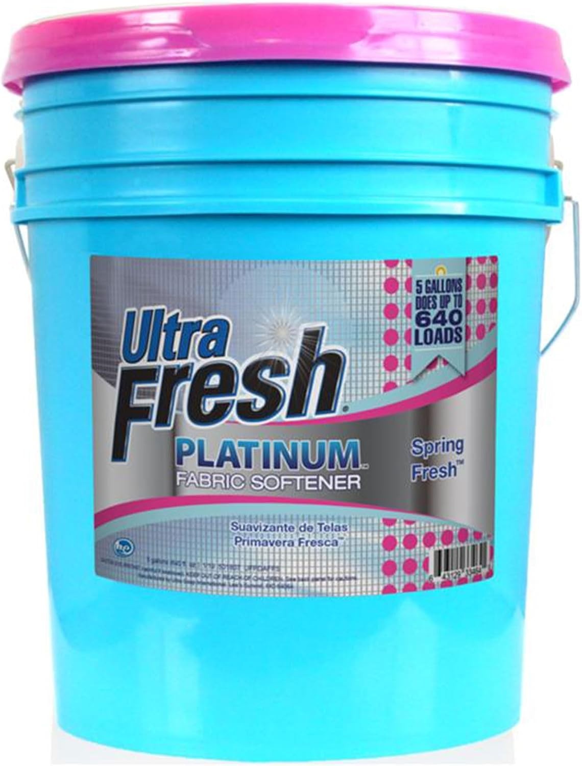 Platinum Fabric Softener Laundry up to 640 Loads Lavender 5 Gallons Fabric Odor