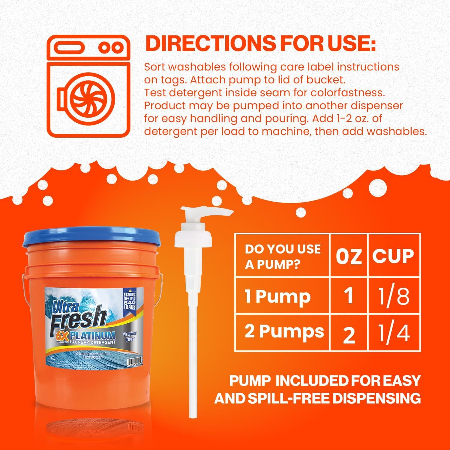 Platinum Original Blue Liquid Laundry Detergent 5 Gal 640 Oz
