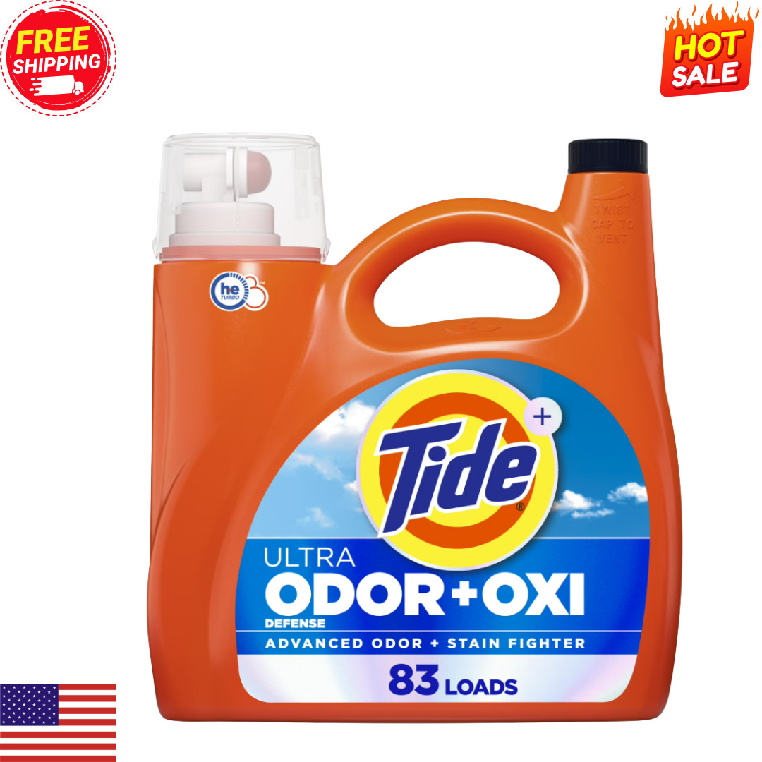 Tide Ultra Odor Defense + Oxi HE Liquid Laundry Detergent 117 fl oz