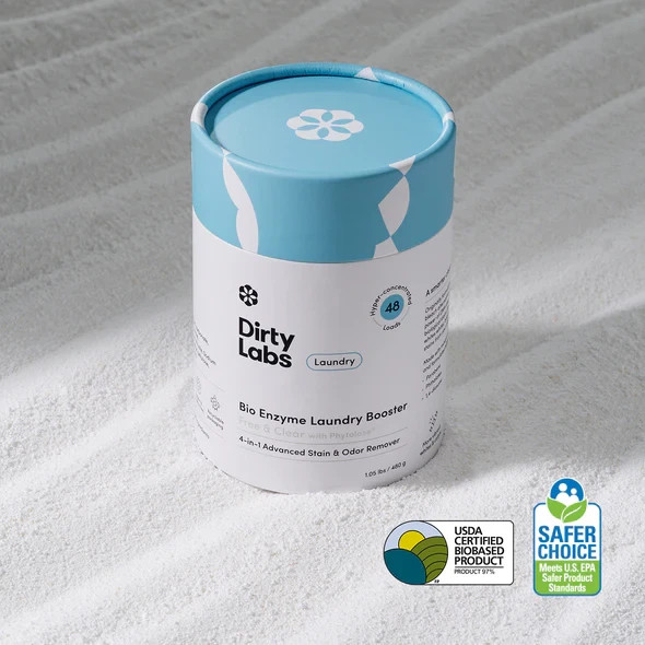 Dirty Labs Bio Enzyme Laundry Booster | 48 Loads | Phytolase® Formula | Eco-Safe