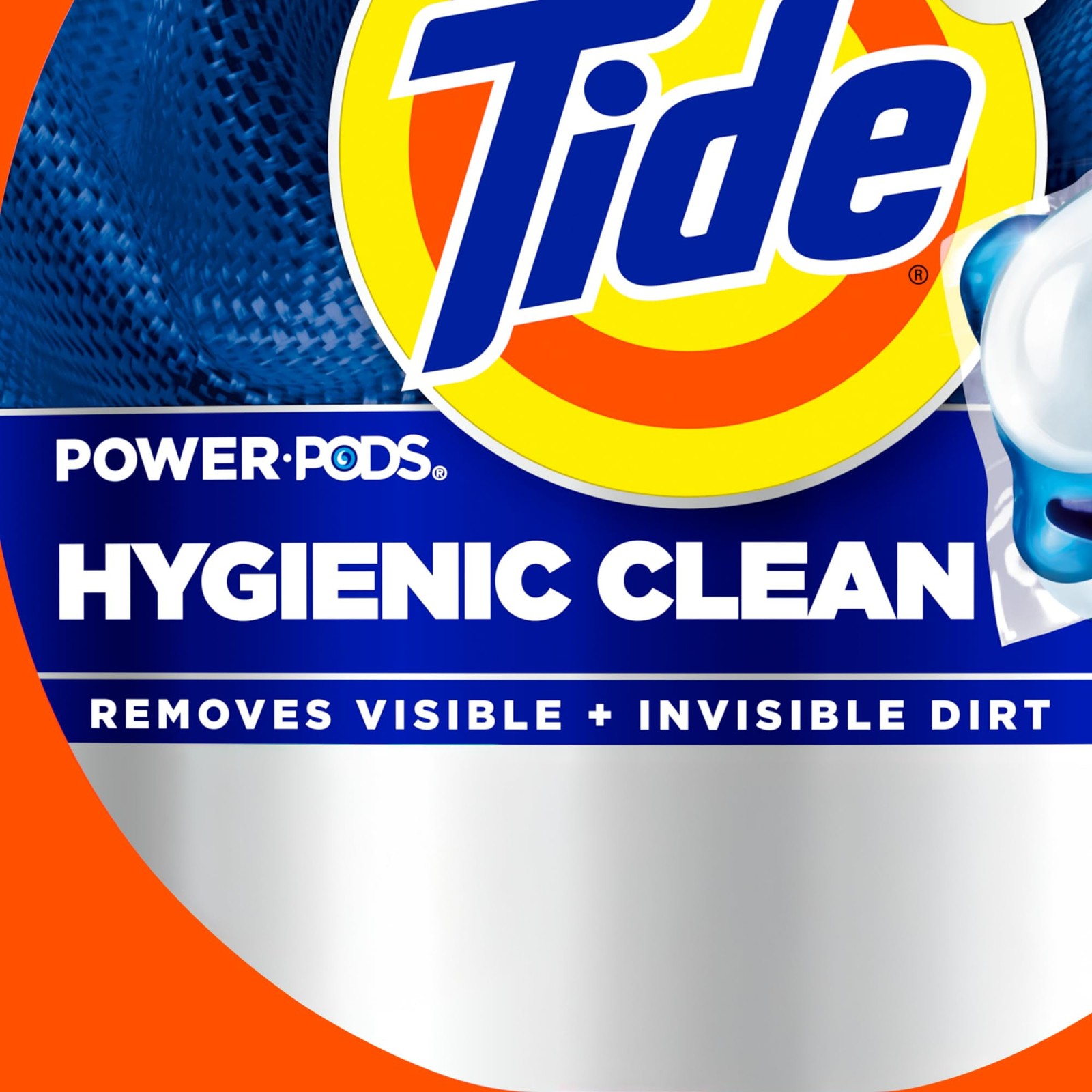 Tide Hygienic Clean Power PODS Laundry Detergent Pacs, Original Scent, 45 Cou…