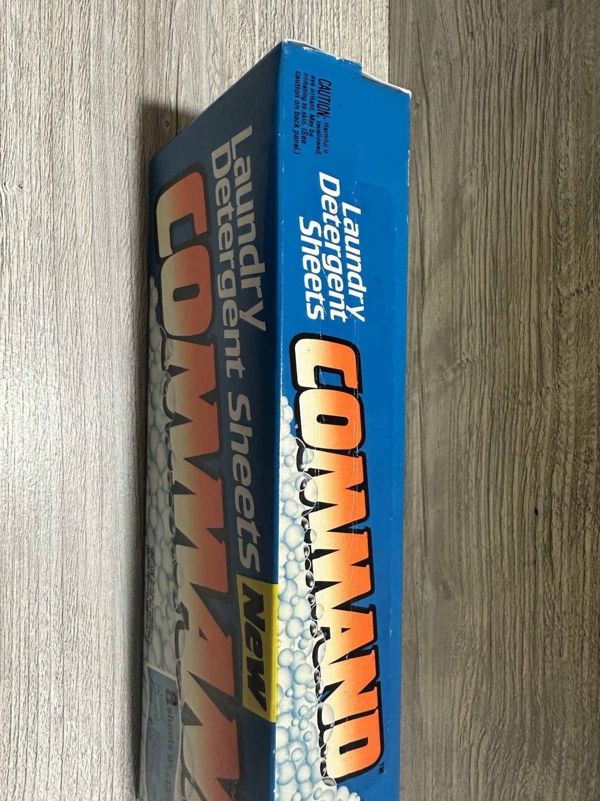 Rare Command Laundry Detergent Sheets Box – Vintage 1987 Display Or Movie Prop!