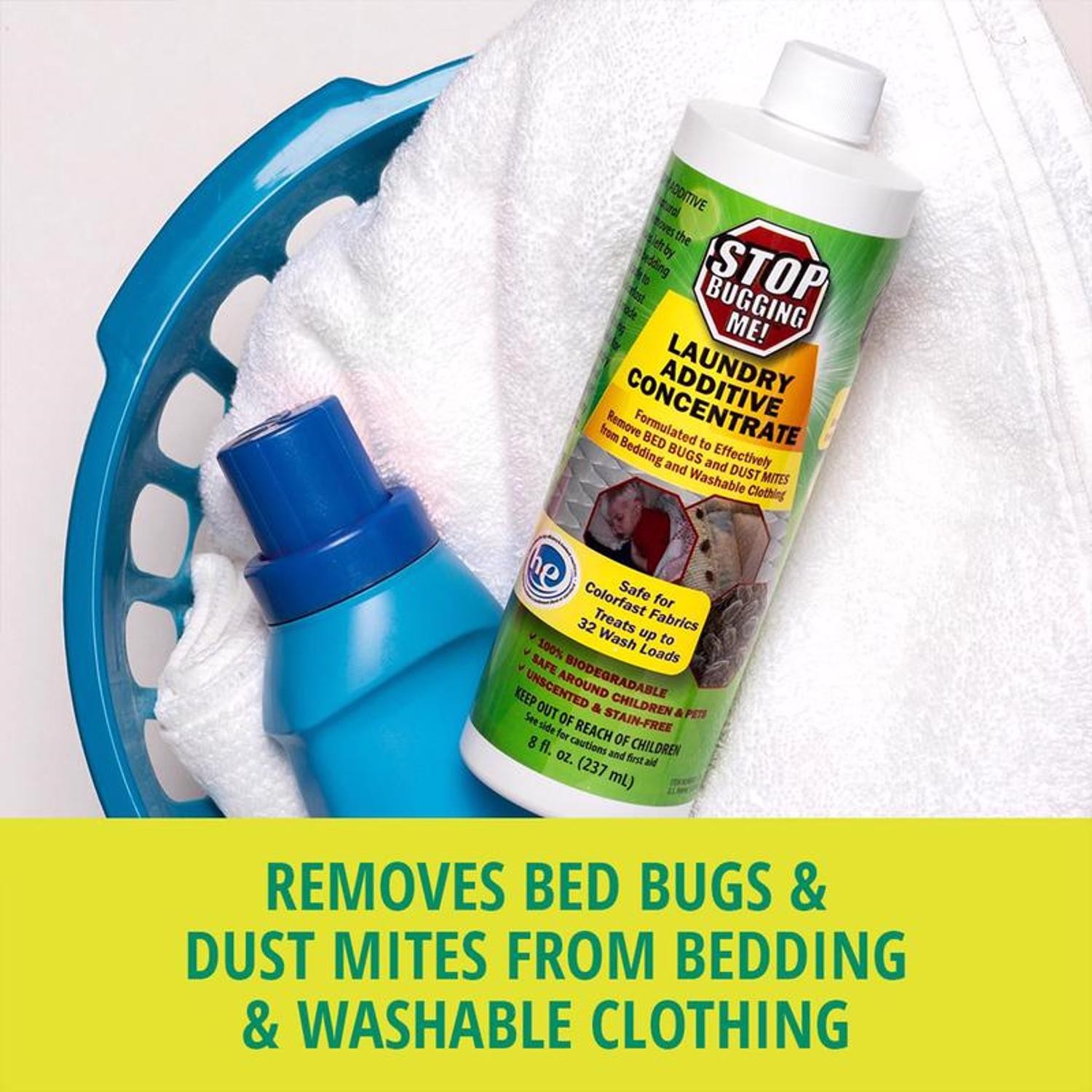 Stop Bugging Me 774372 No Scent Assorted Laundry Liquid Additive System