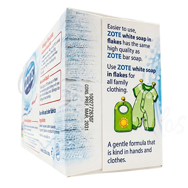 2Pcs Zote White Soap Flakes 500g Laundry Detergent Finas Escamas Stain Remover