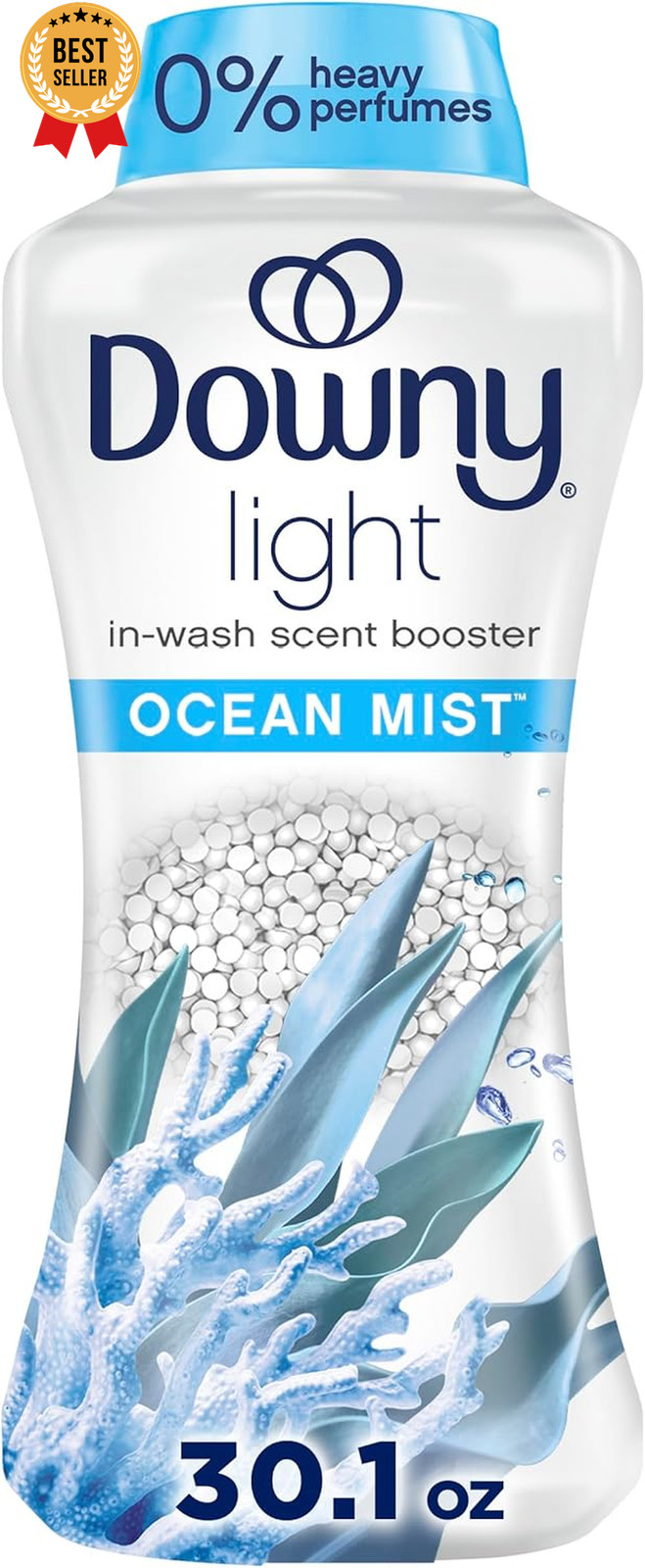 Laundry Scent Booster Beads Ocean Mist 30.1oz Light Fragrance In Wash