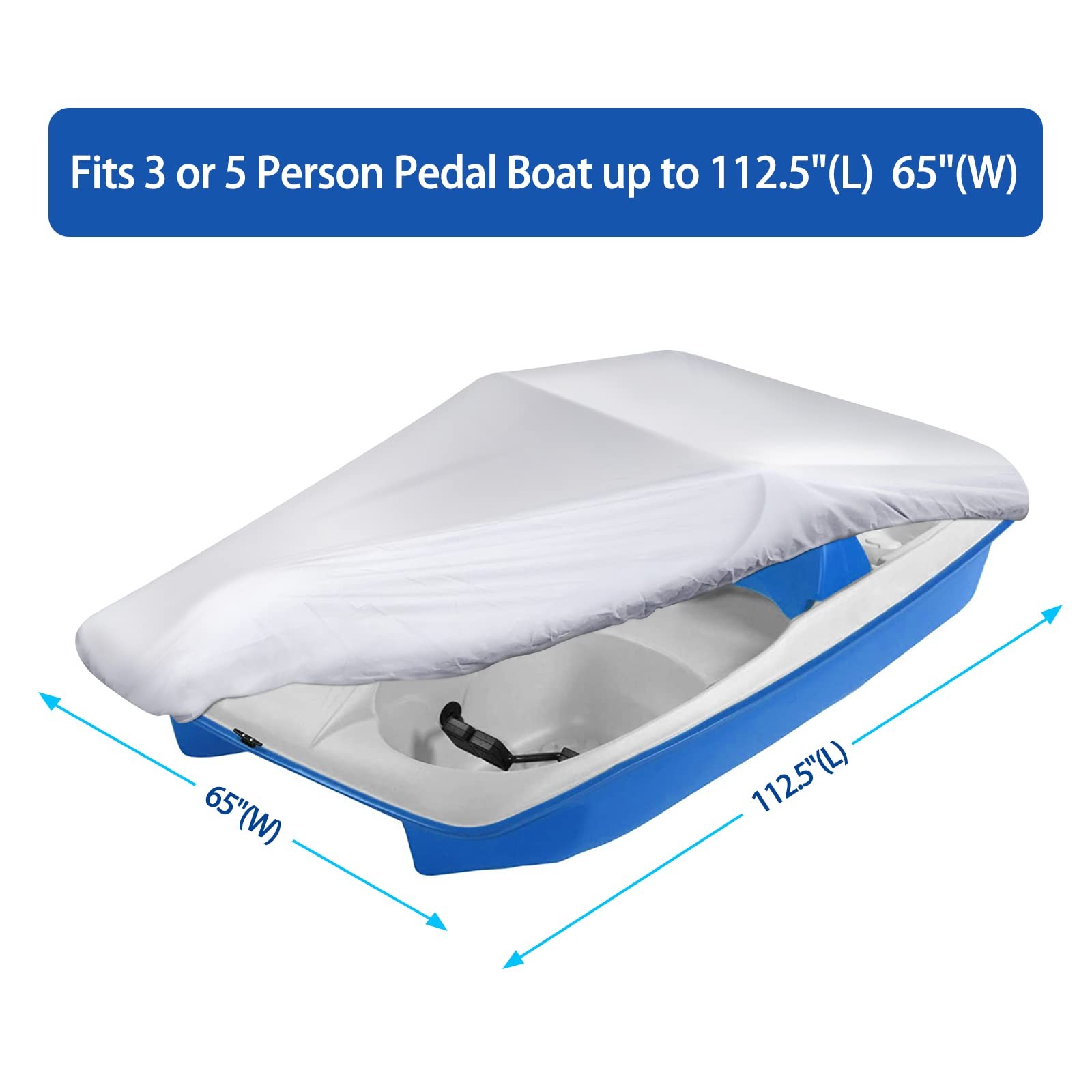Icover Funda Para Bote A Pedales, Para 3 O 5 Personas, A Prueba De Agua, Resi…