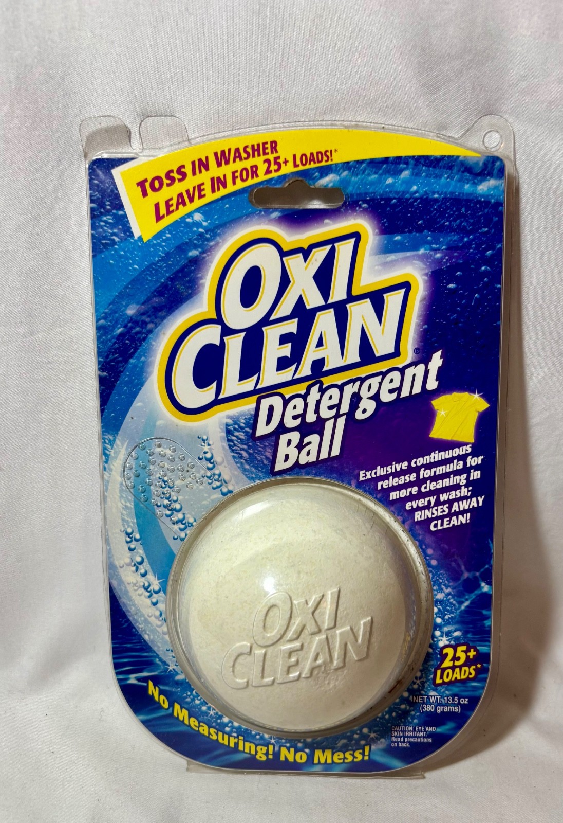 VTG 2005 NOS Oxi Clean Toss-N-Go Laundry Detergent Ball 25+ Loads