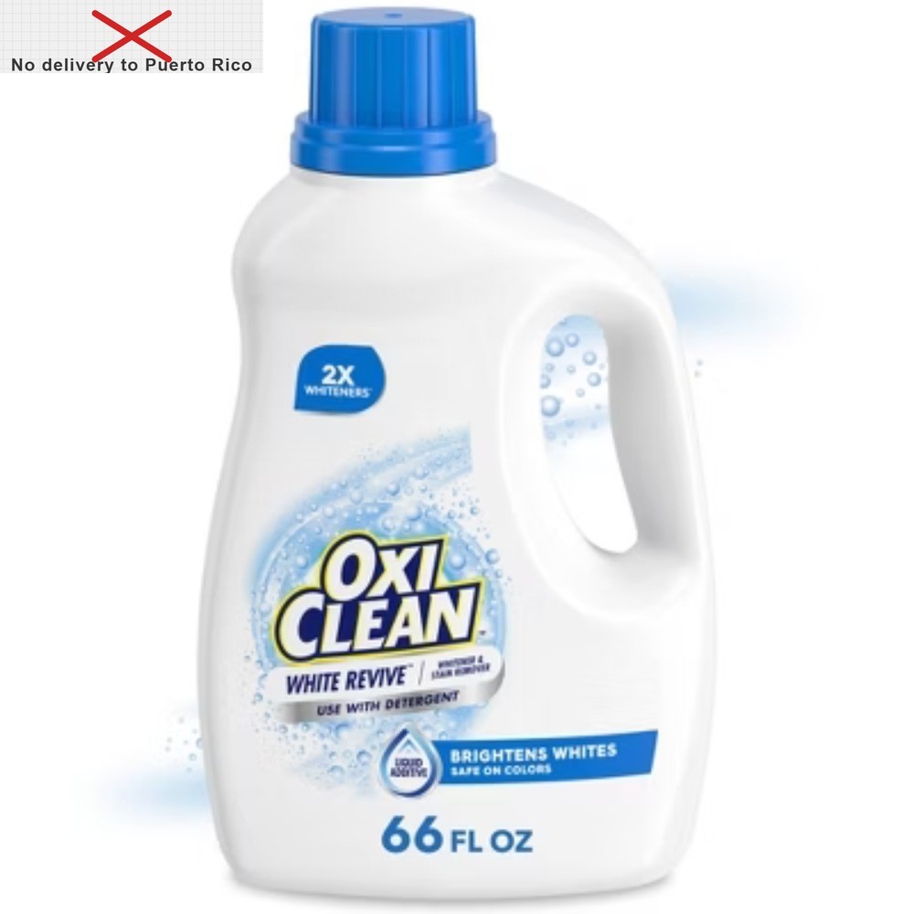 White Revive Liquid Laundry Additive – 66 fl oz Fast delivery
