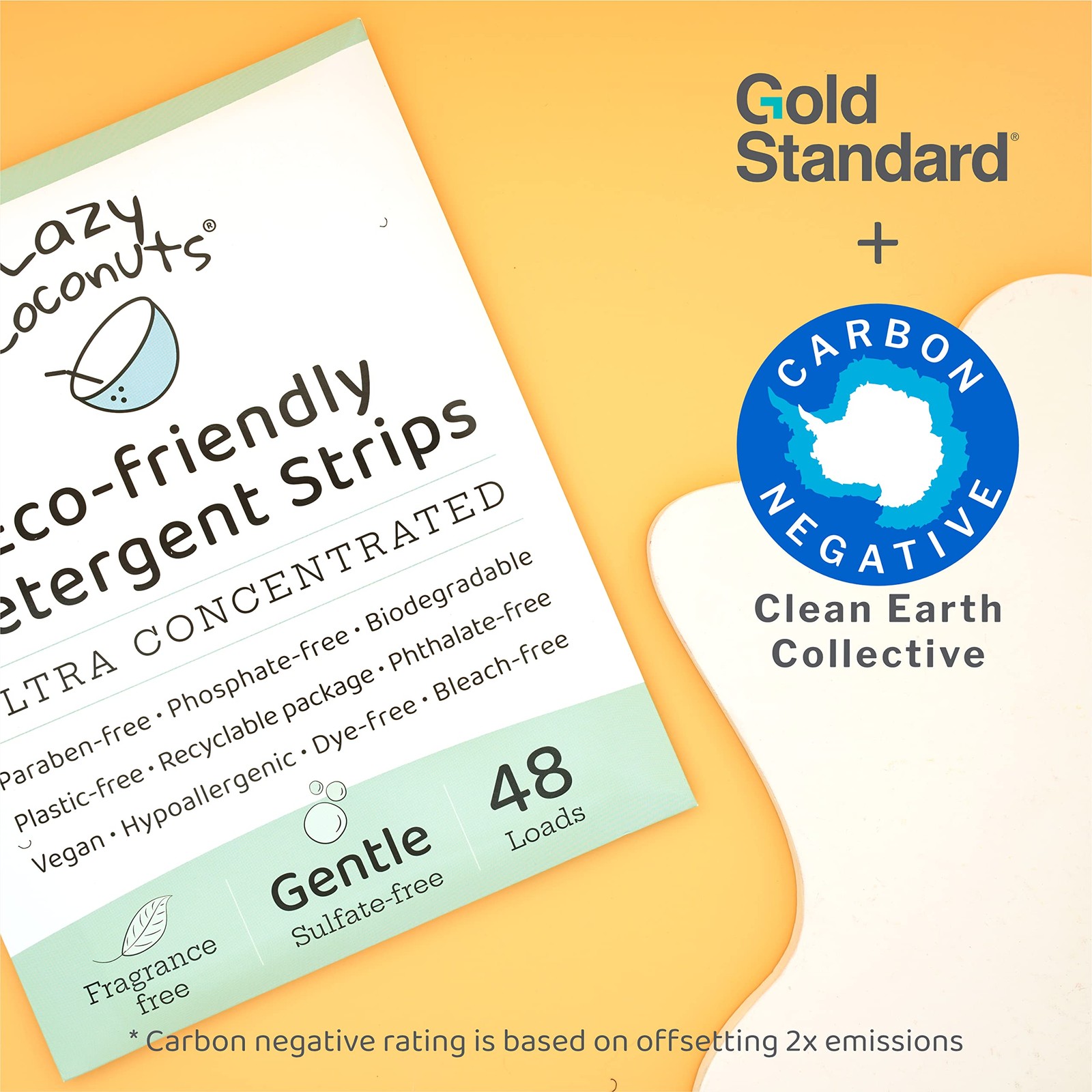 LAZY COCONUTS Laundry Detergent Sheets – Sulfate-free, Gentle – For Sensitive…