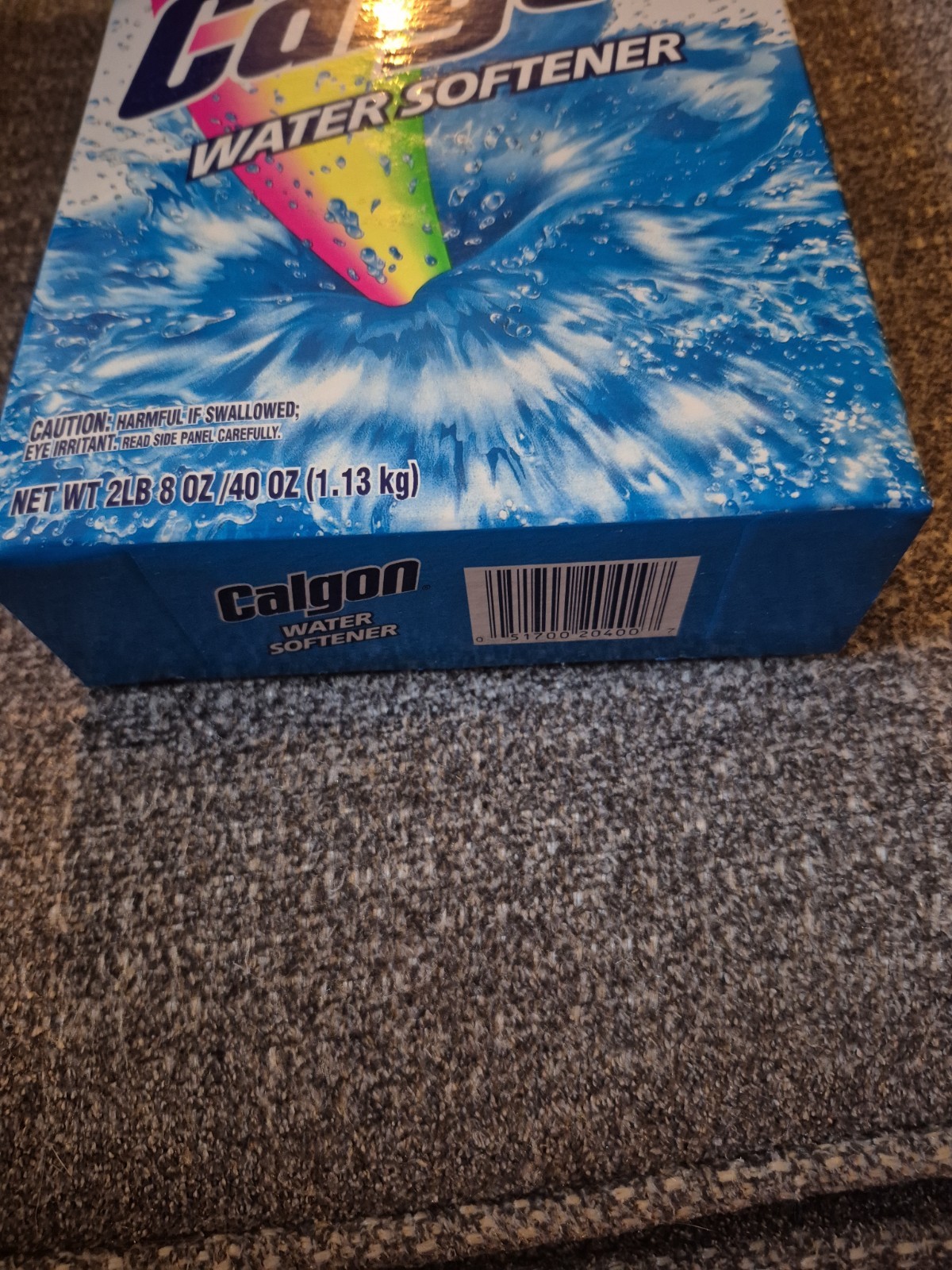 Calgon Water Softener Powder Box New 2 LB 12.5 OZ (40 OZ) Box Discontinued