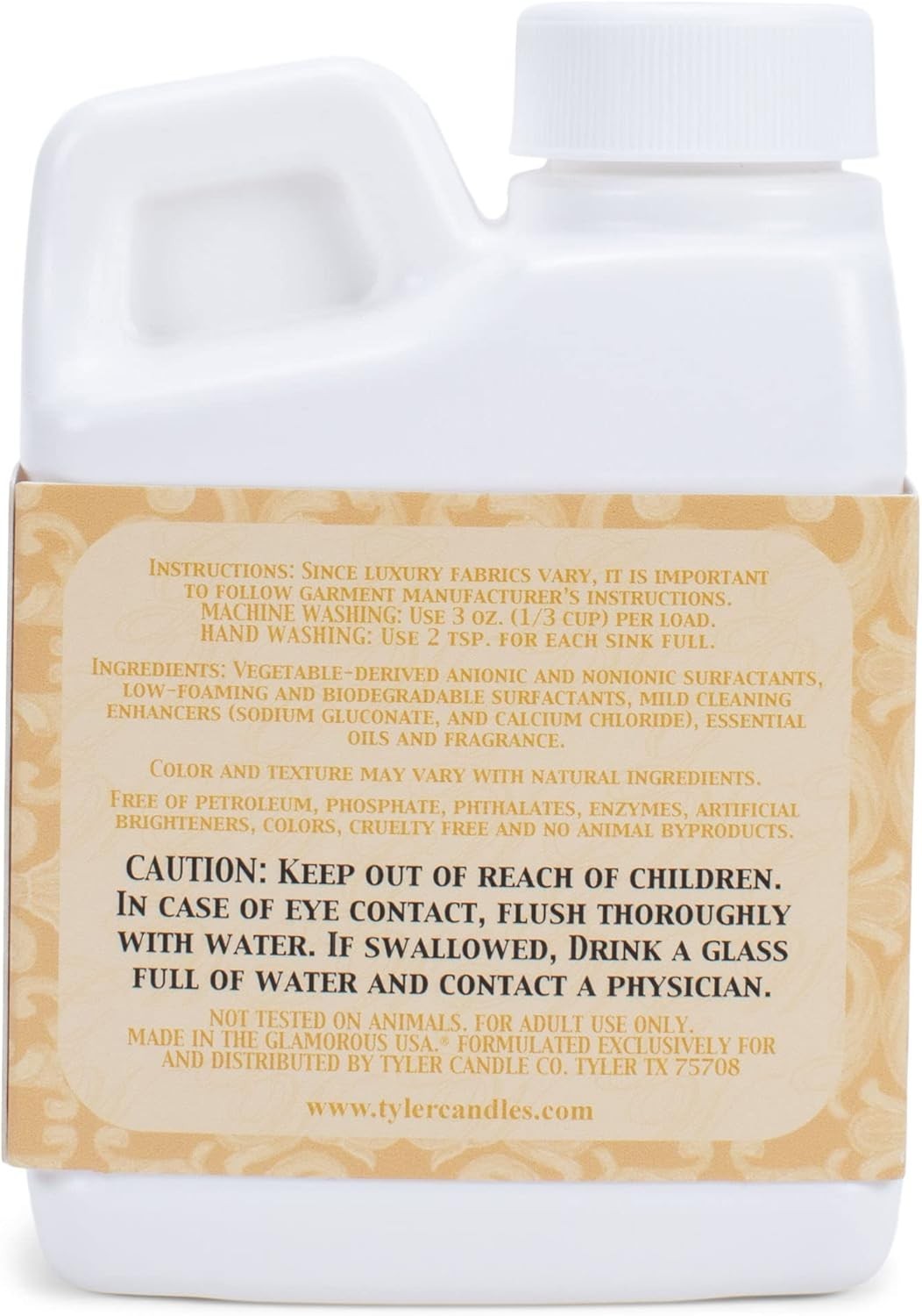 Luxury 4oz Diva Scented Wash by Tyler Candle Co – High Efficiency & Gentle Care