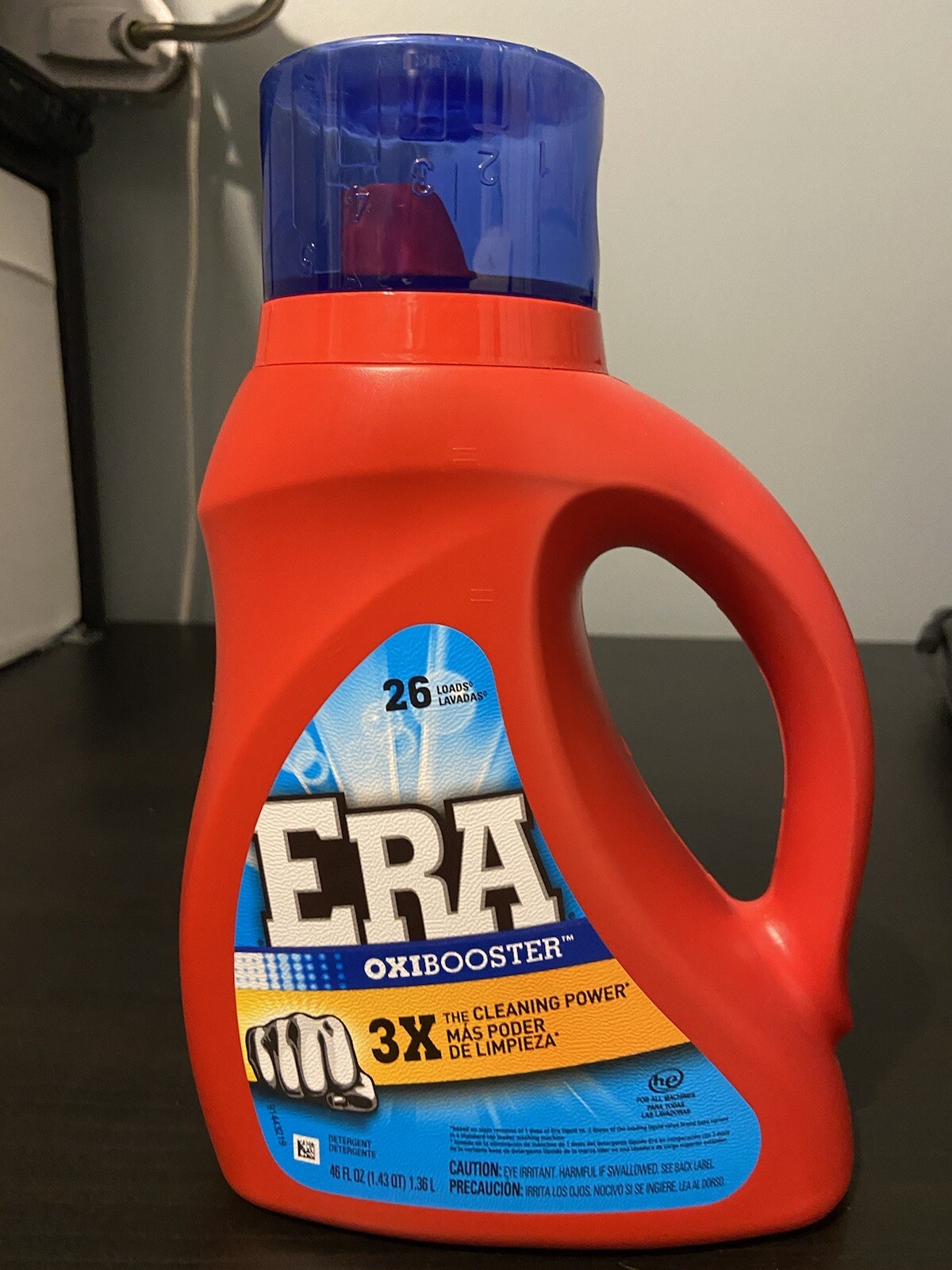 1 Era 3X Oxibooster High Efficiency Liquid Laundry Detergent 26 Load, 48 Ounce