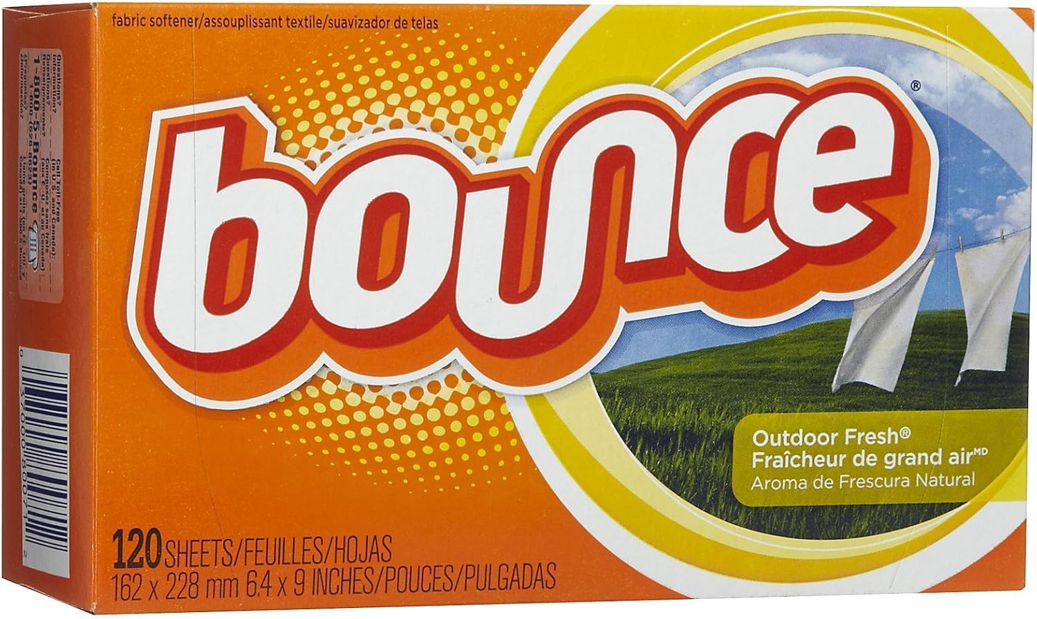 Dryer Sheets-Outdoor Fresh-120 Count