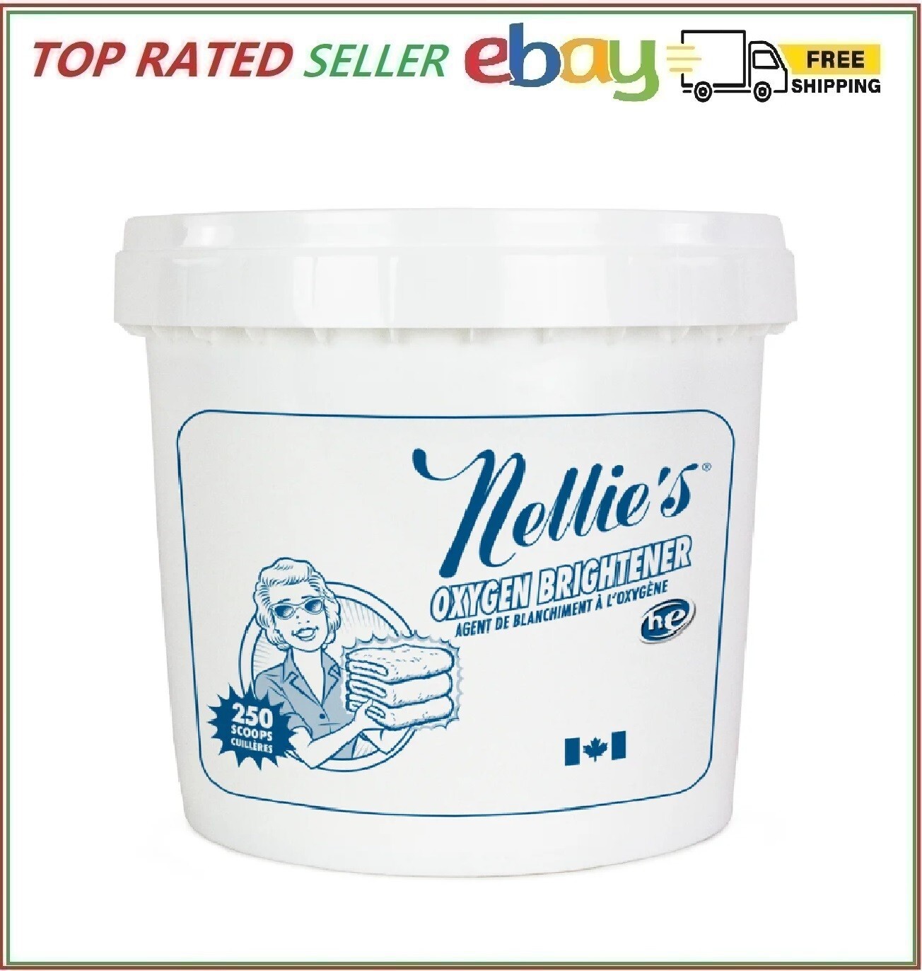Nellie’S Bulk Oxygen Brightener, Hypoallergenic,Phosphate Free,8.75 Lbs FREESHIP