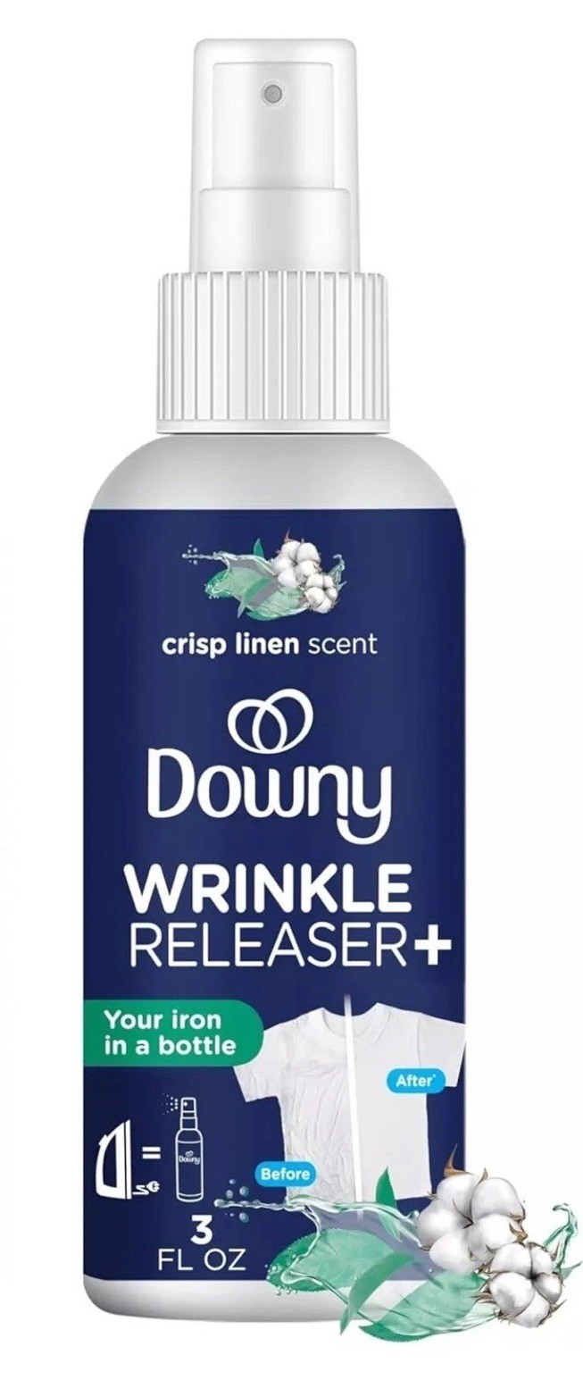 Downy Wrinkle Releaser & Refresher Fabric Spray Fresh Scent, Travel Size, 3oz