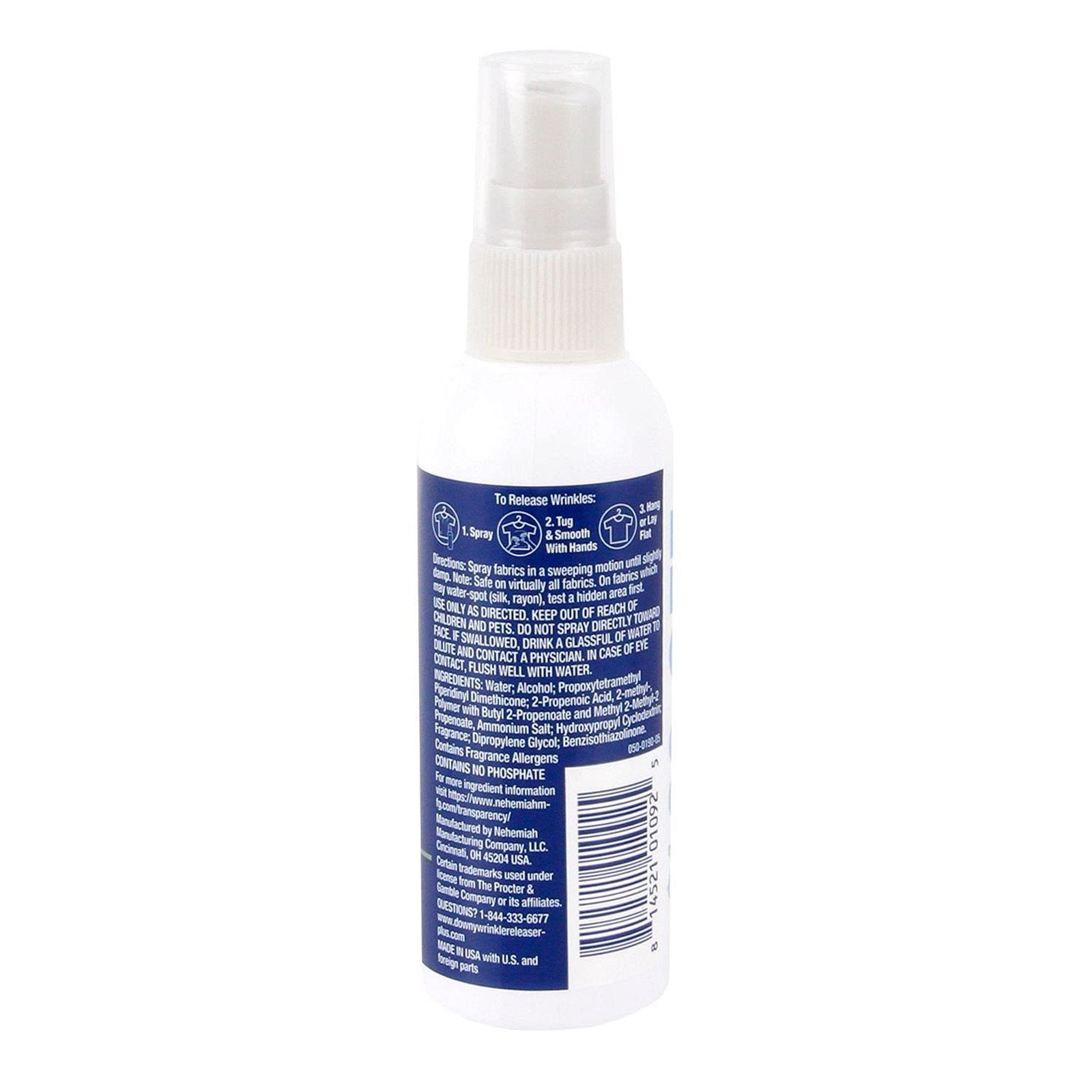 Downy Wrinkle Releaser & Refresher Fabric Spray Light Fresh Travel 3oz