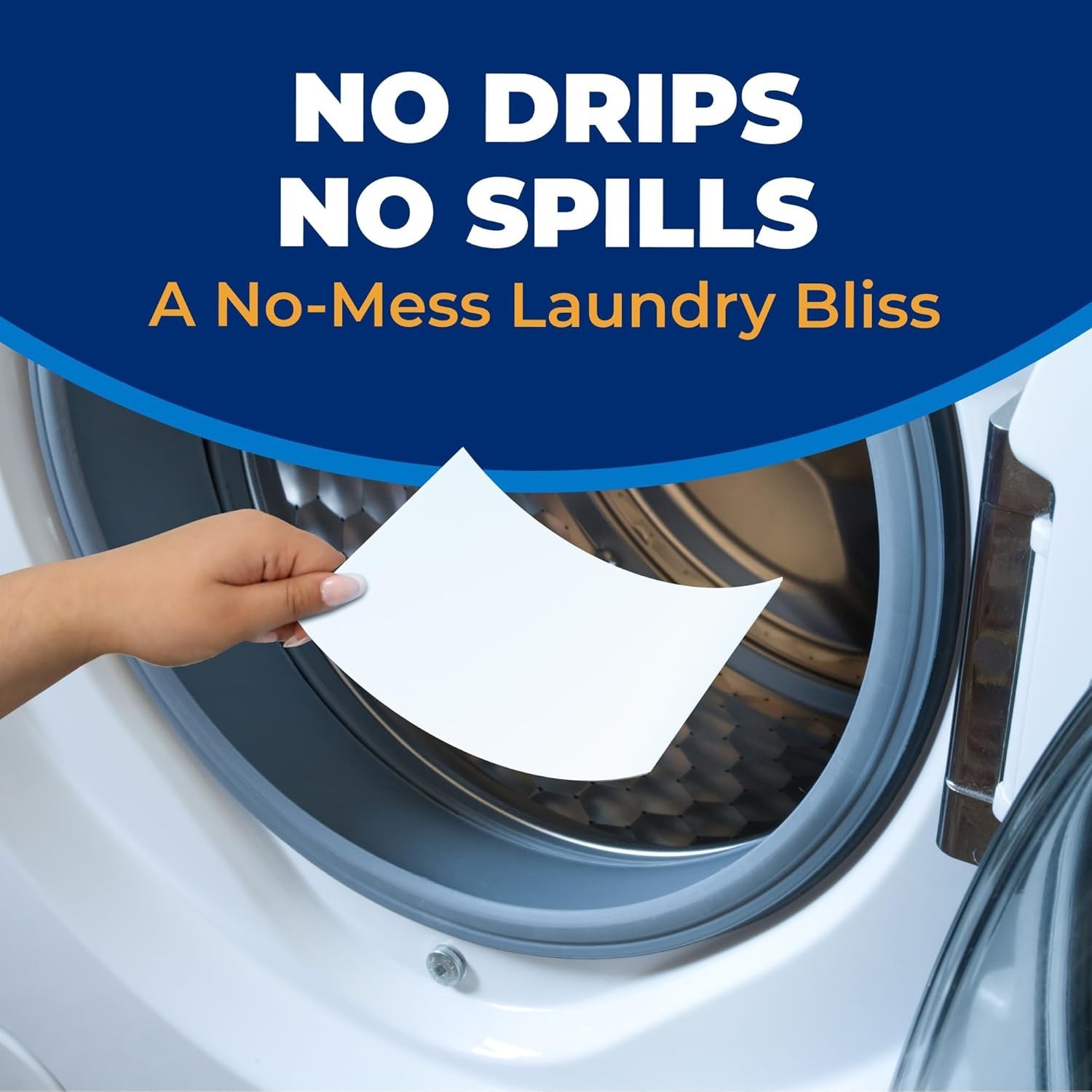 Eco-Friendly Power Sheets Laundry Detergent – Lightweight & Mess-Free, 35 Count