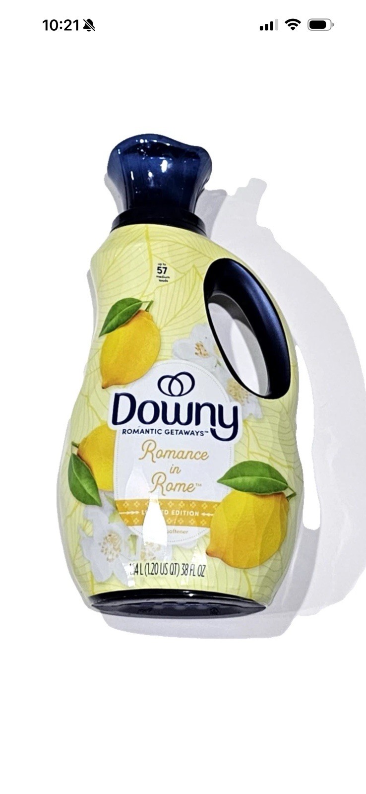 Downy Romantic Getaways Romance In Rome Limited Edition Fabric Softener 38 Oz