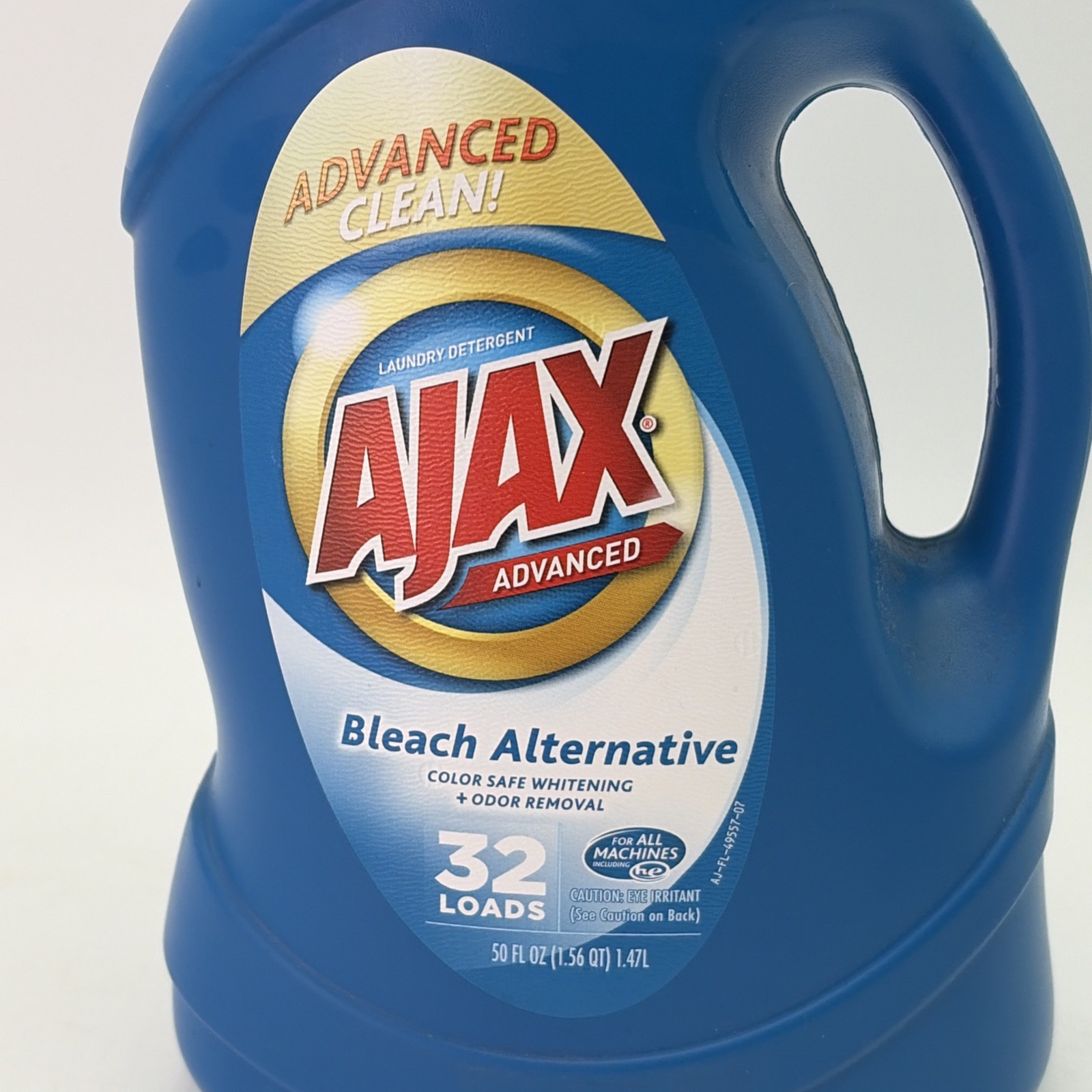 Ajax Advanced Bleach Alternative Laundry Detergent Liquid Soap HE 50 oz New