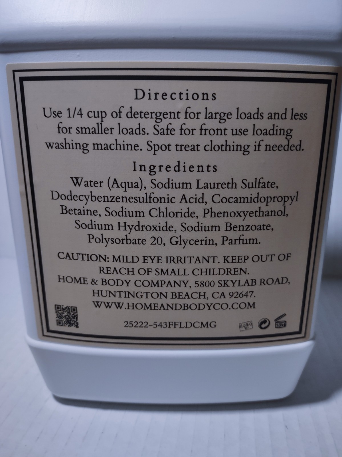Home & Body Co Company 64 Load Cashmere Magnolia Concentrated Laundry Detergent
