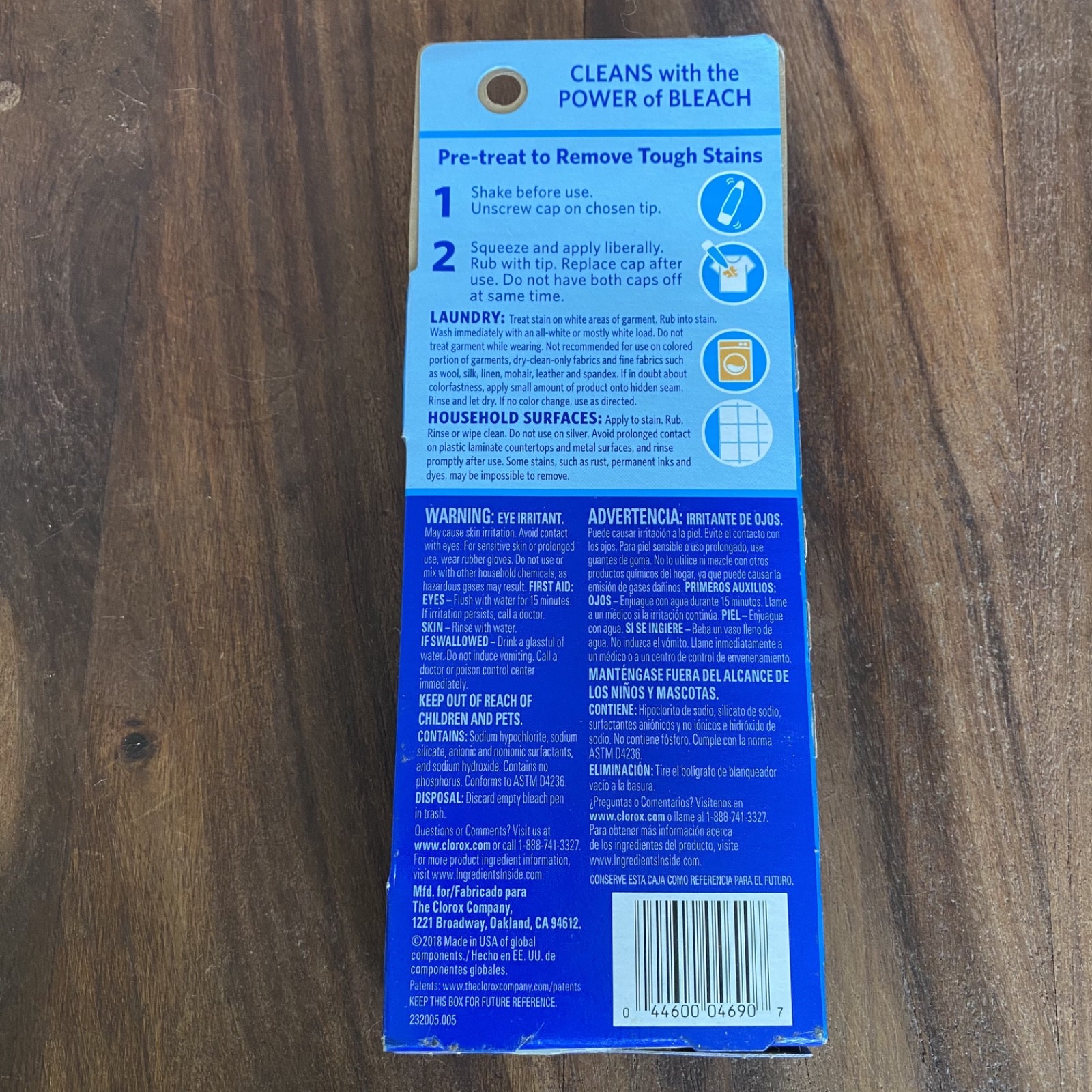 New Clorox Zero Splash Bleach Pen 2 oz Dual Tip Fine Point Broad Scrubber