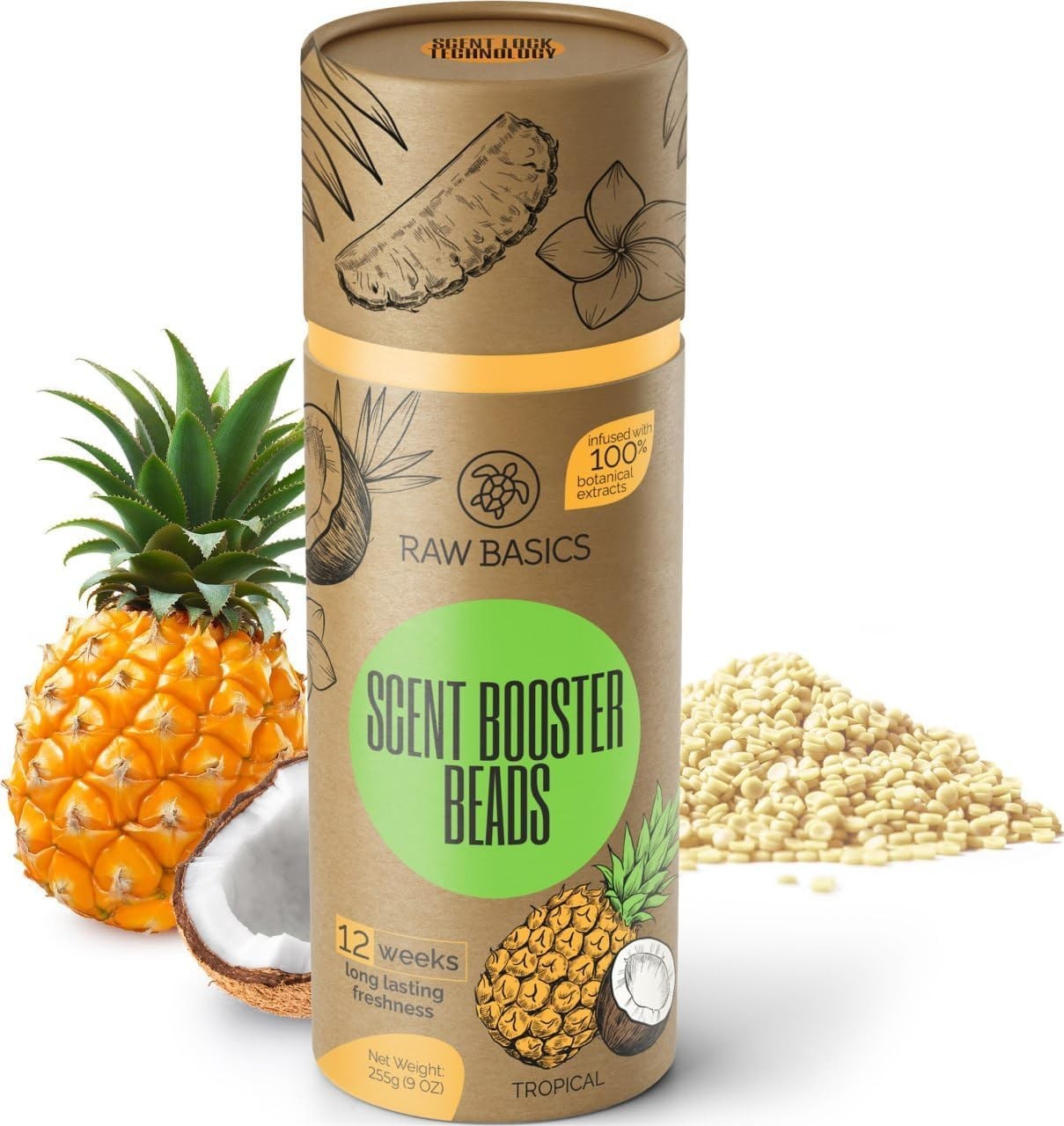 Laundry Scent Boosters, Tropical Aroma – Washer Beads and Deodorizer Supplies –