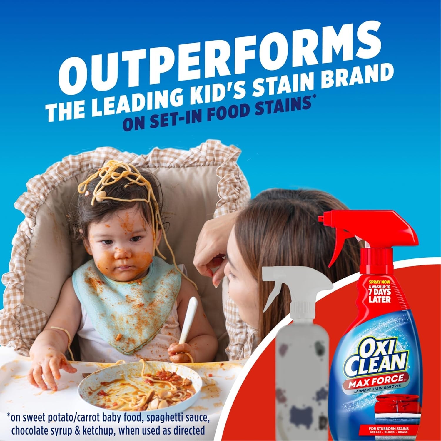 Max Force Laundry Stain Remover Spray, Newborn & Baby Essentials, Stain Treat…