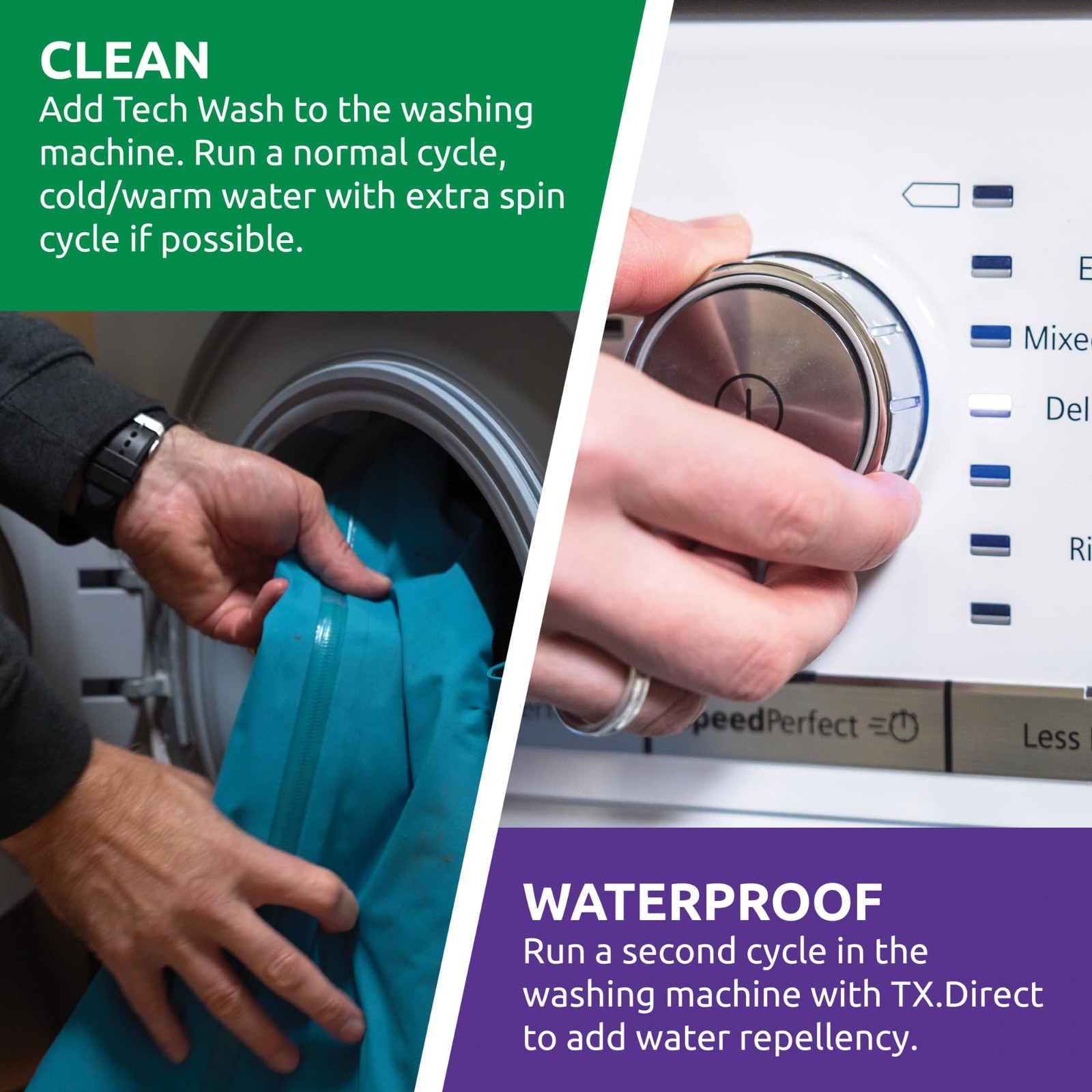 Waterproofing Wash-In Treatment for Fabrics – TX.Direct, 300ml, Eco-Friendly